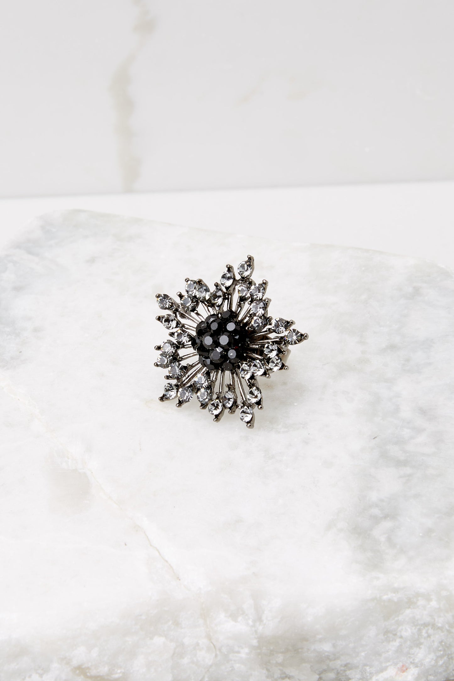 You're A Shining Star Black Crystal Ring