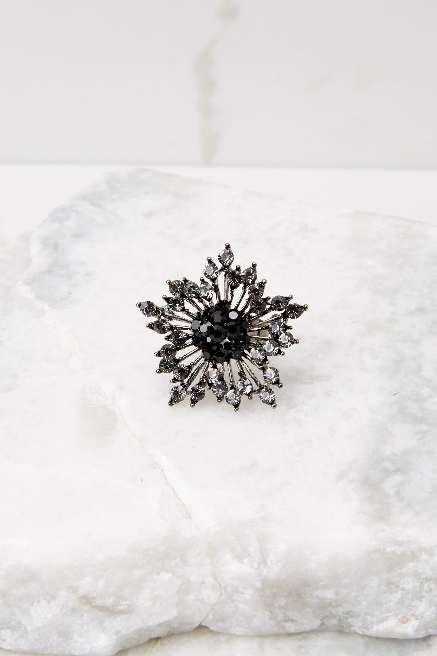 You're A Shining Star Black Crystal Ring