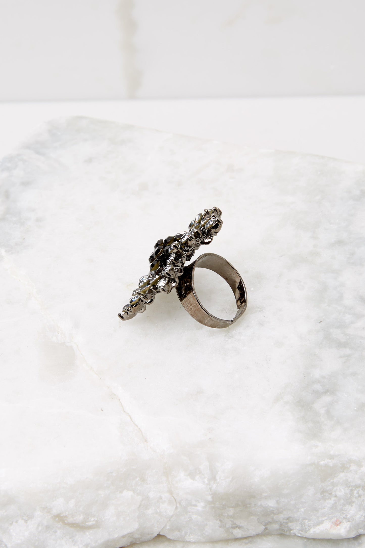 You're A Shining Star Black Crystal Ring