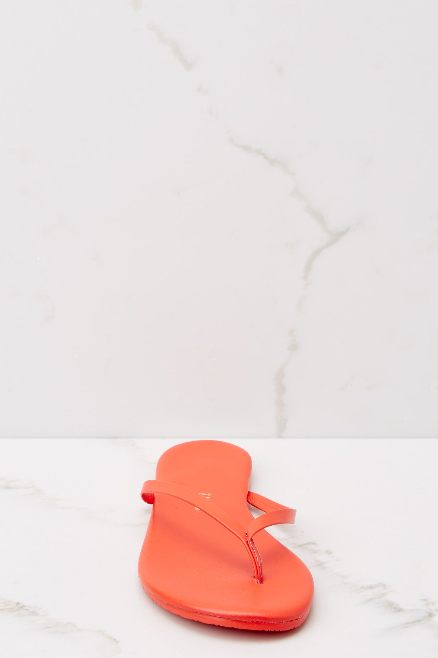 Solids Tangerine Sandals
