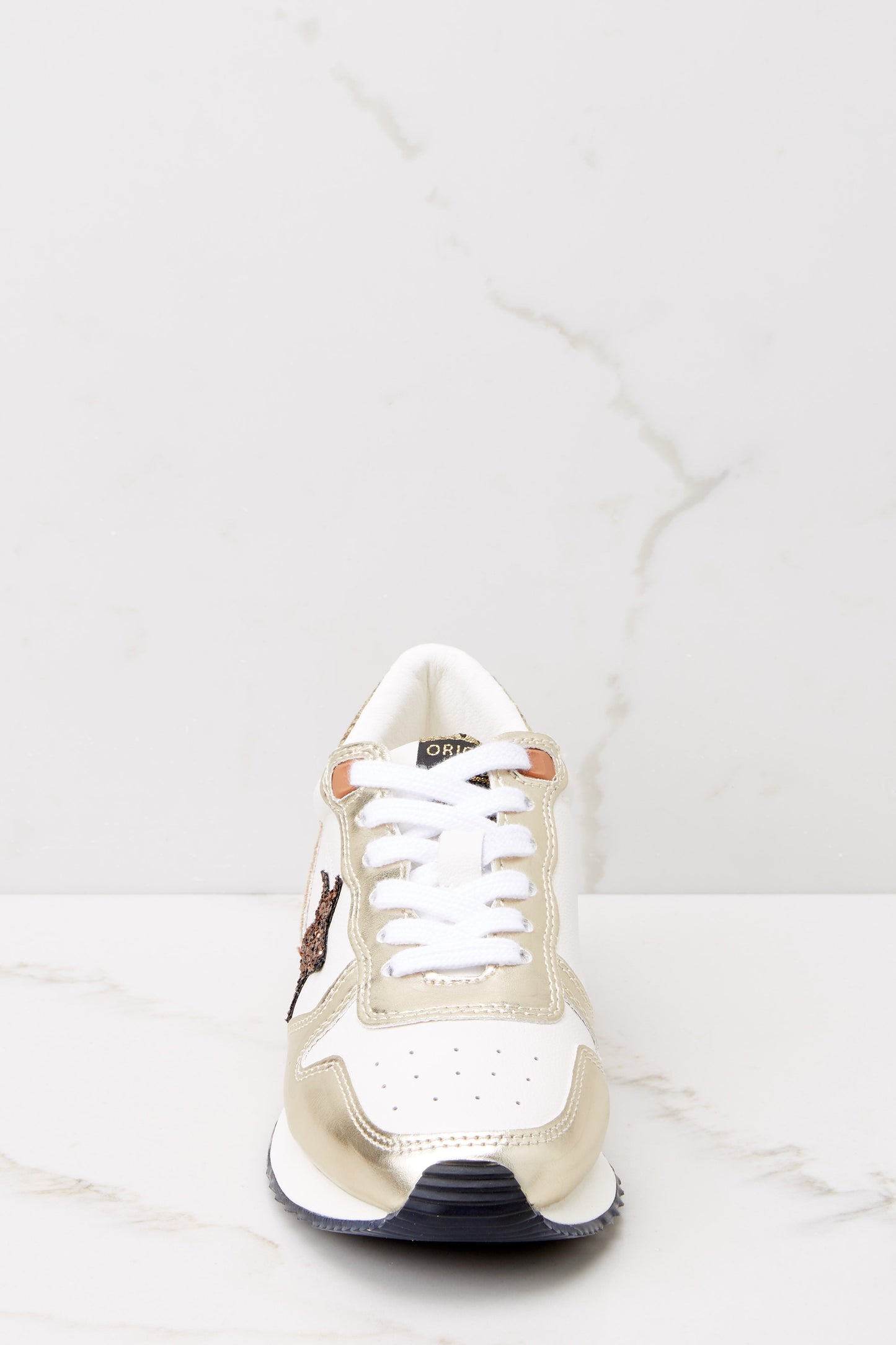 Rock 1 Stone Wash Gold Sneakers