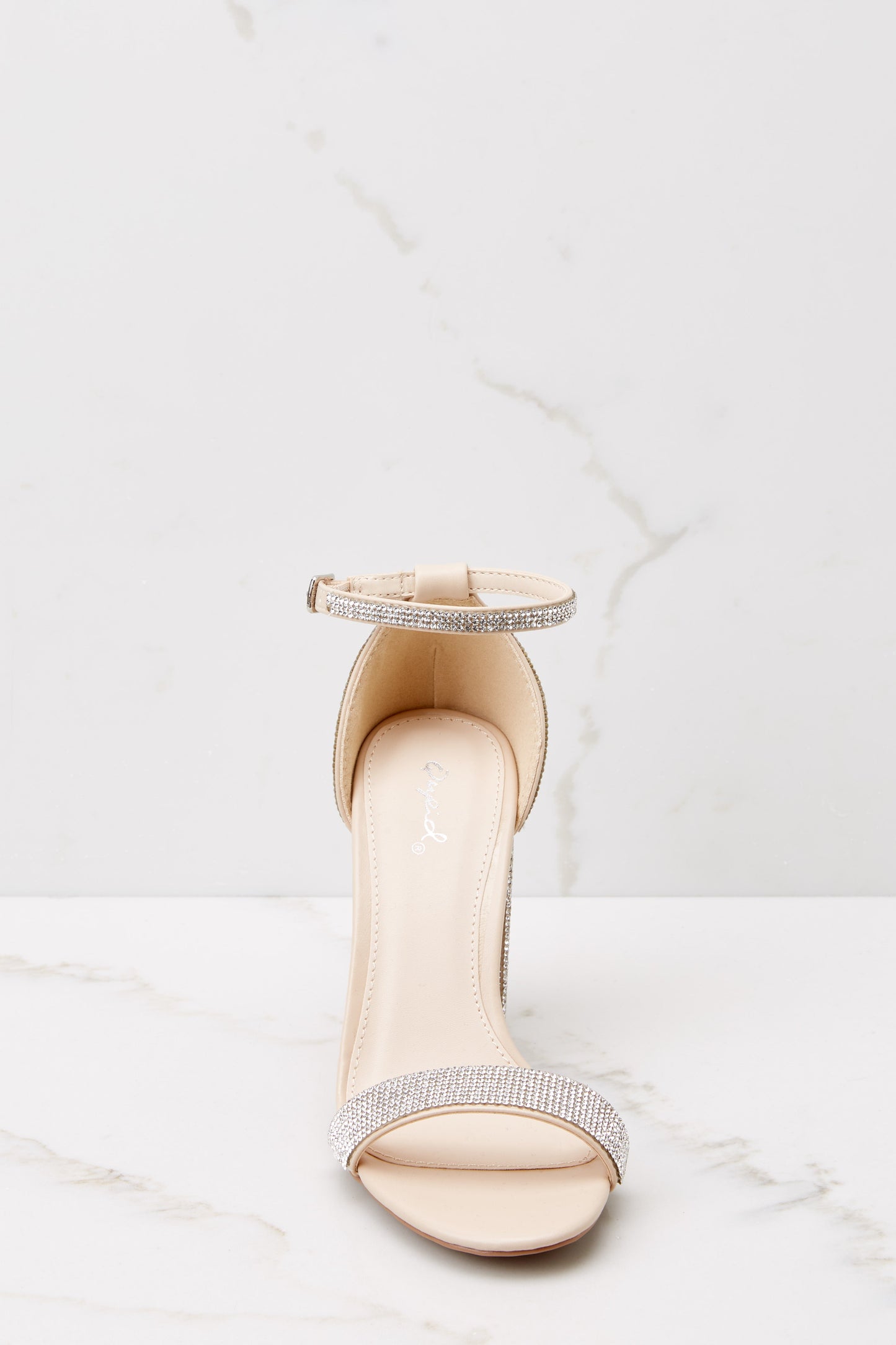 Walk That Walk Silver Ankle Strap Heels