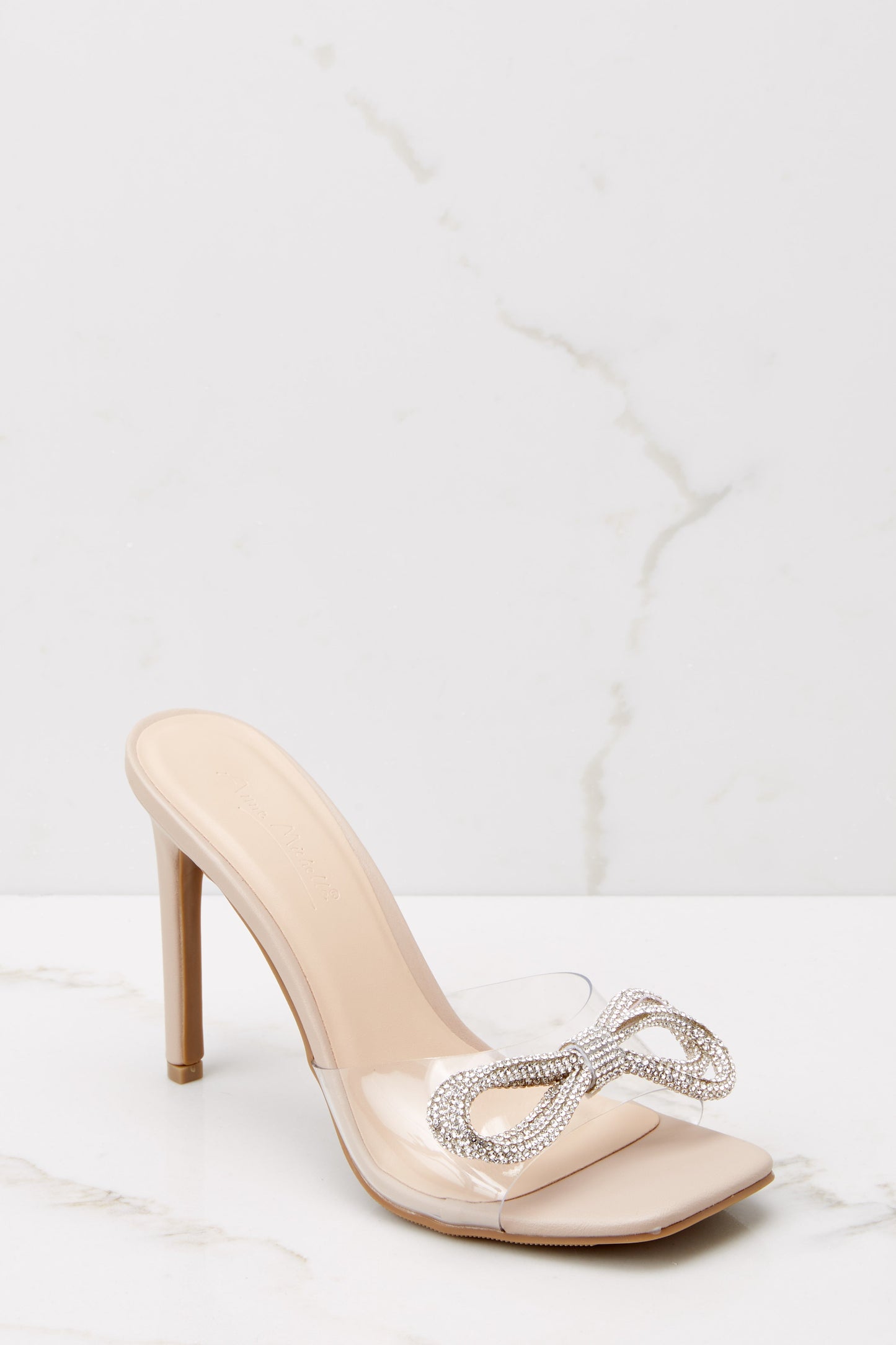 Invaluable Love Nude And Clear Heels