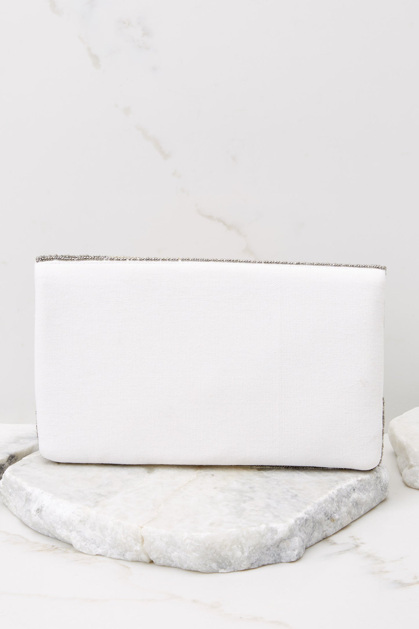 Good Times Call Gold Multi Beaded Clutch