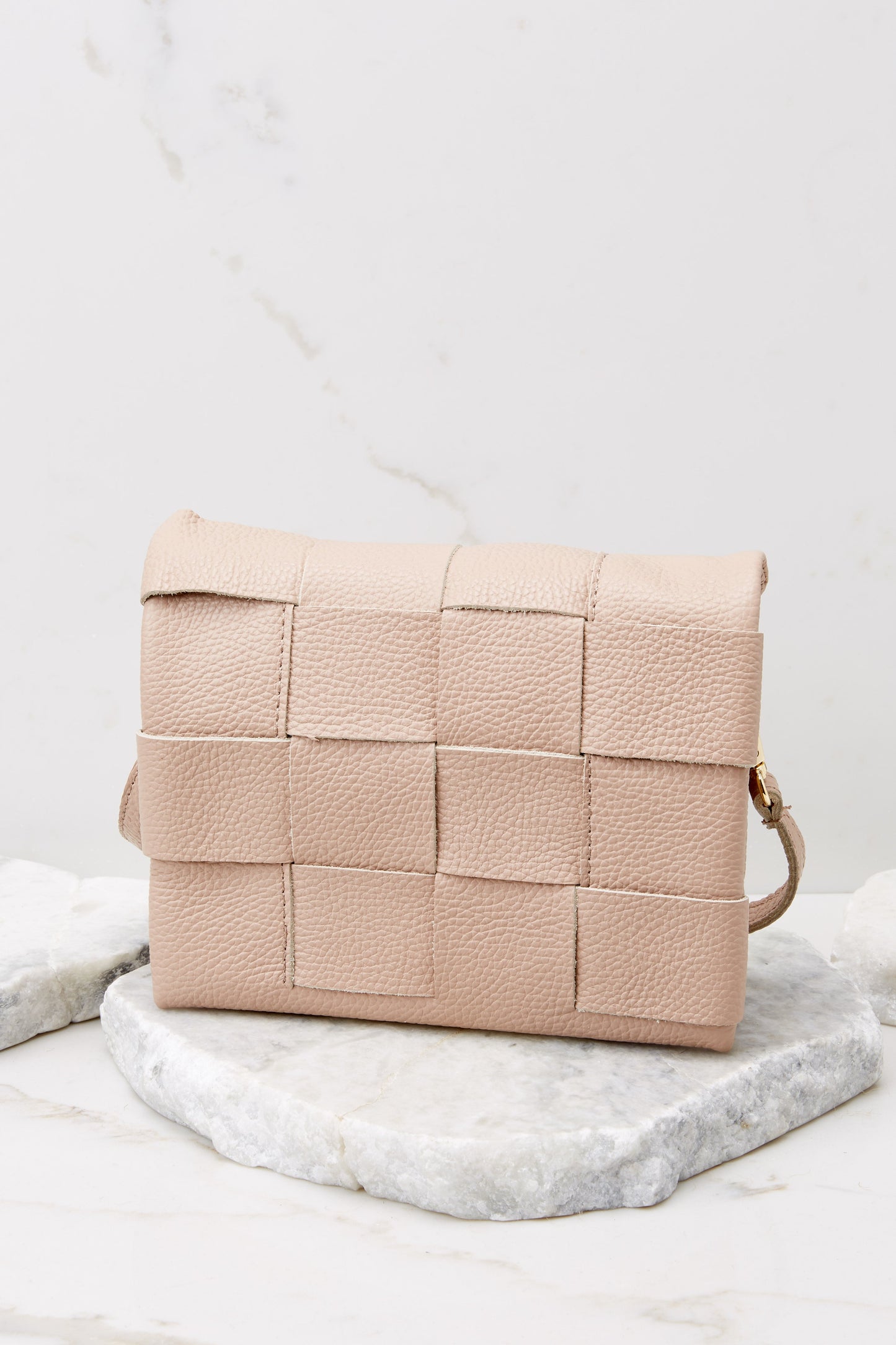 Caught In A Moment Tan Leather Bag