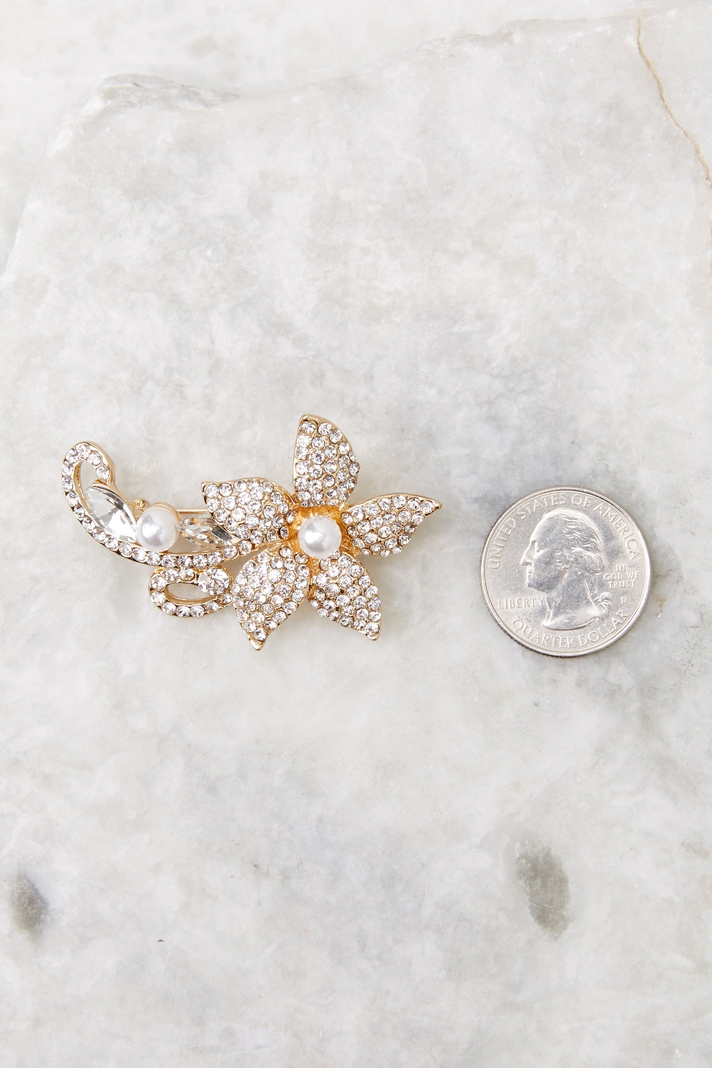 Flowering Spirit Gold Brooch