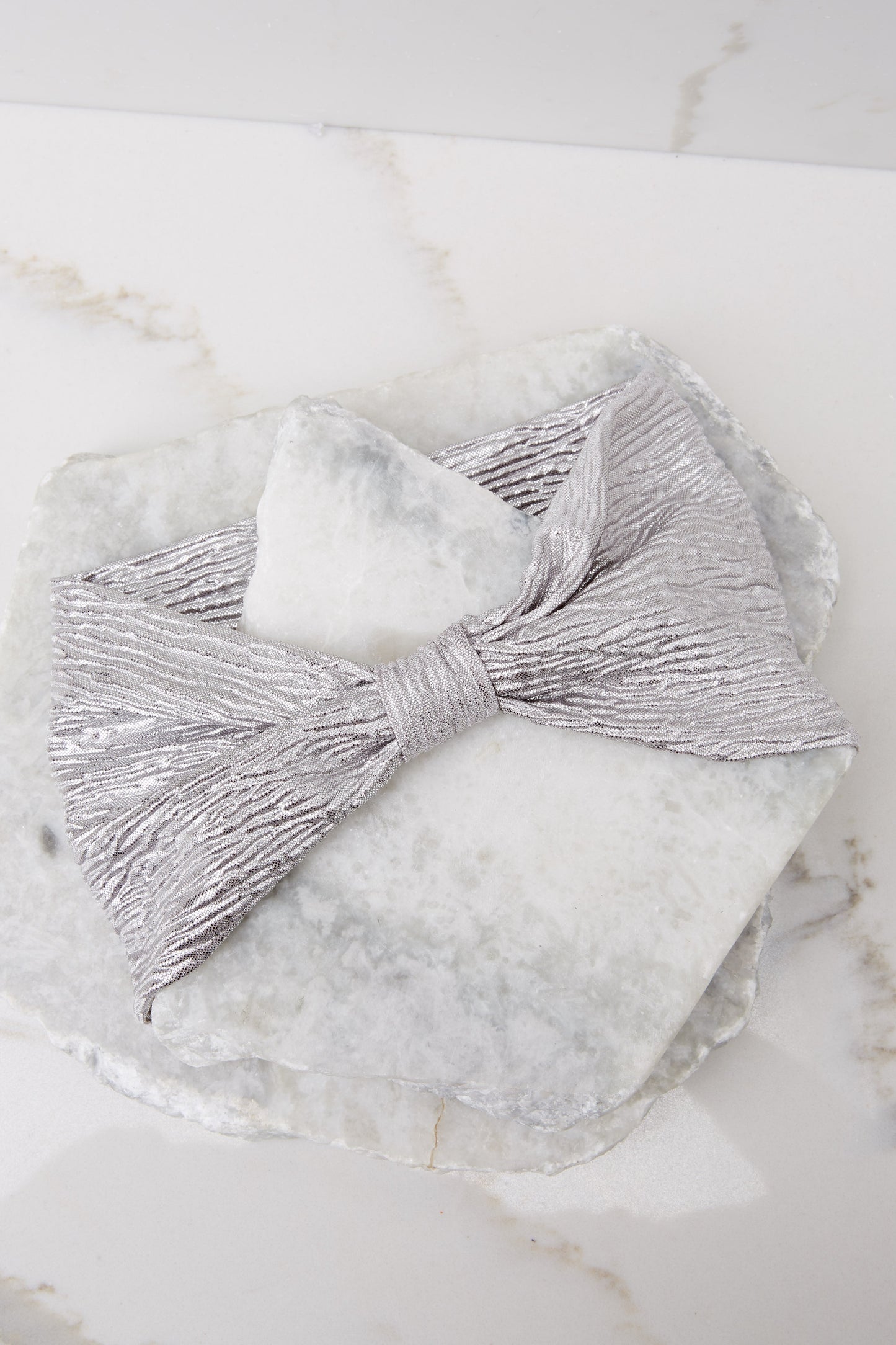 Fun Hair Don't Care Silver Headband