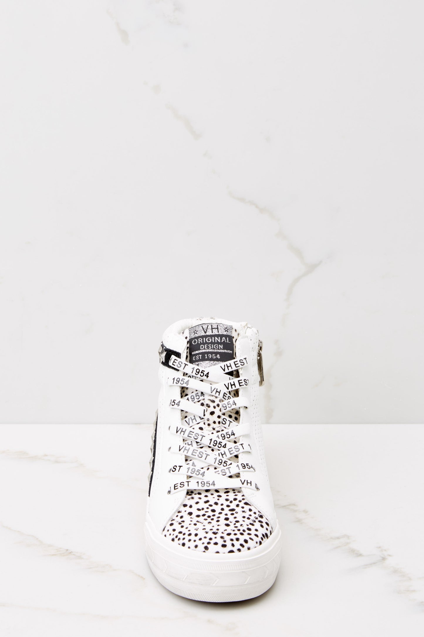 Forever White Black High Top Sneakers