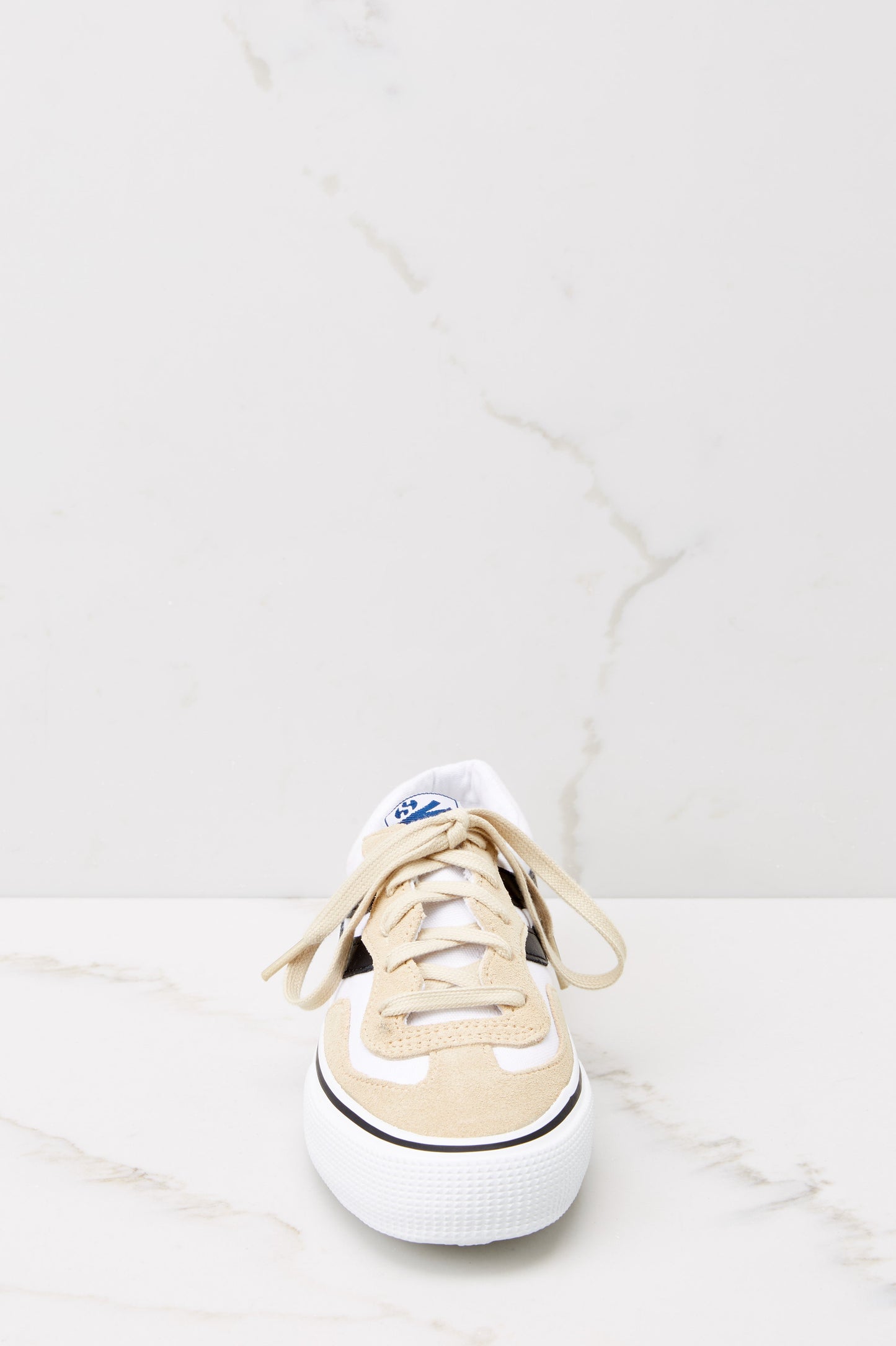 2941 Revolley Beige Colorblock Leather Sneakers