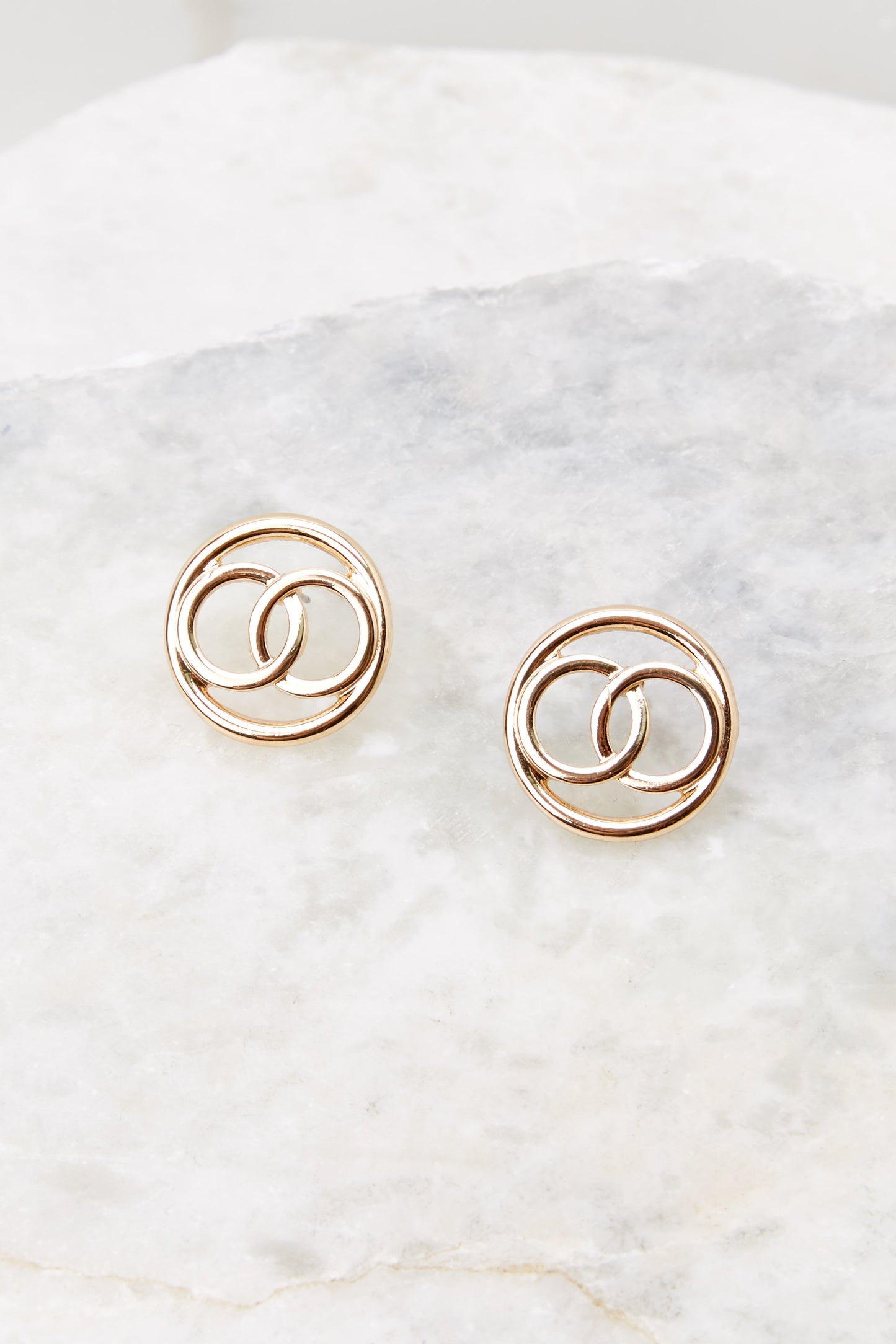 A Whole New World Gold Earrings
