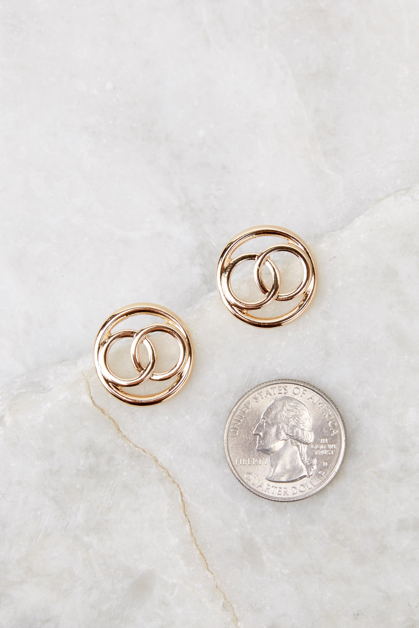 A Whole New World Gold Earrings