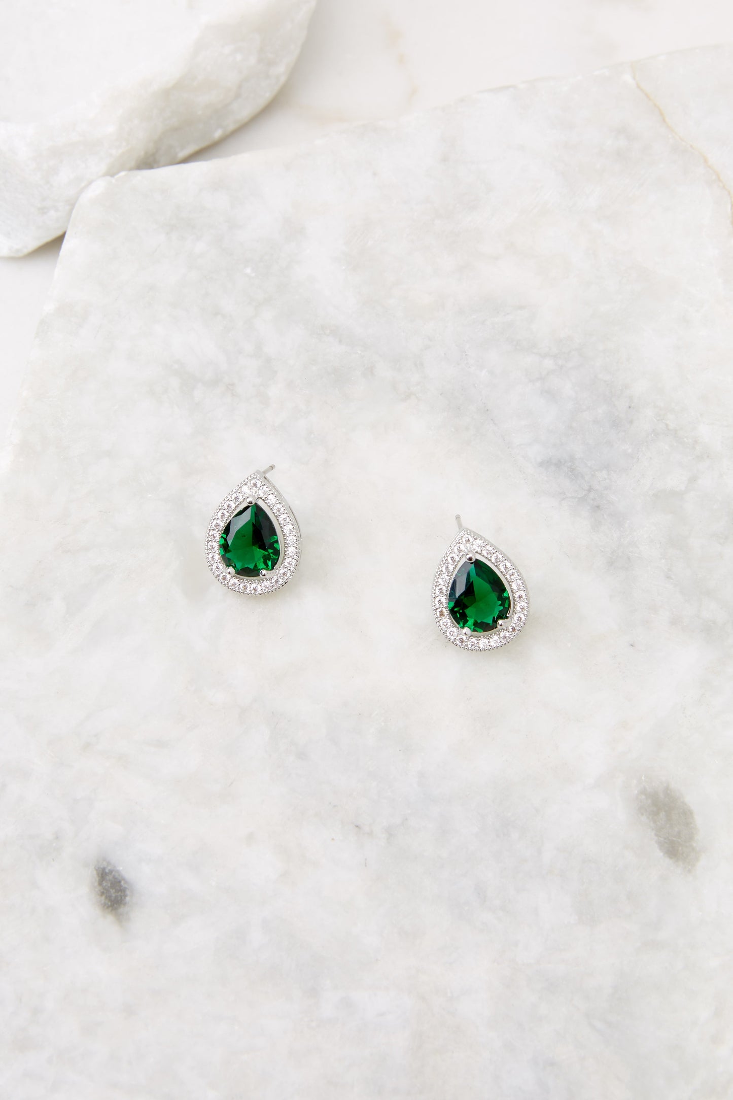 Glam It Up Green Earrings