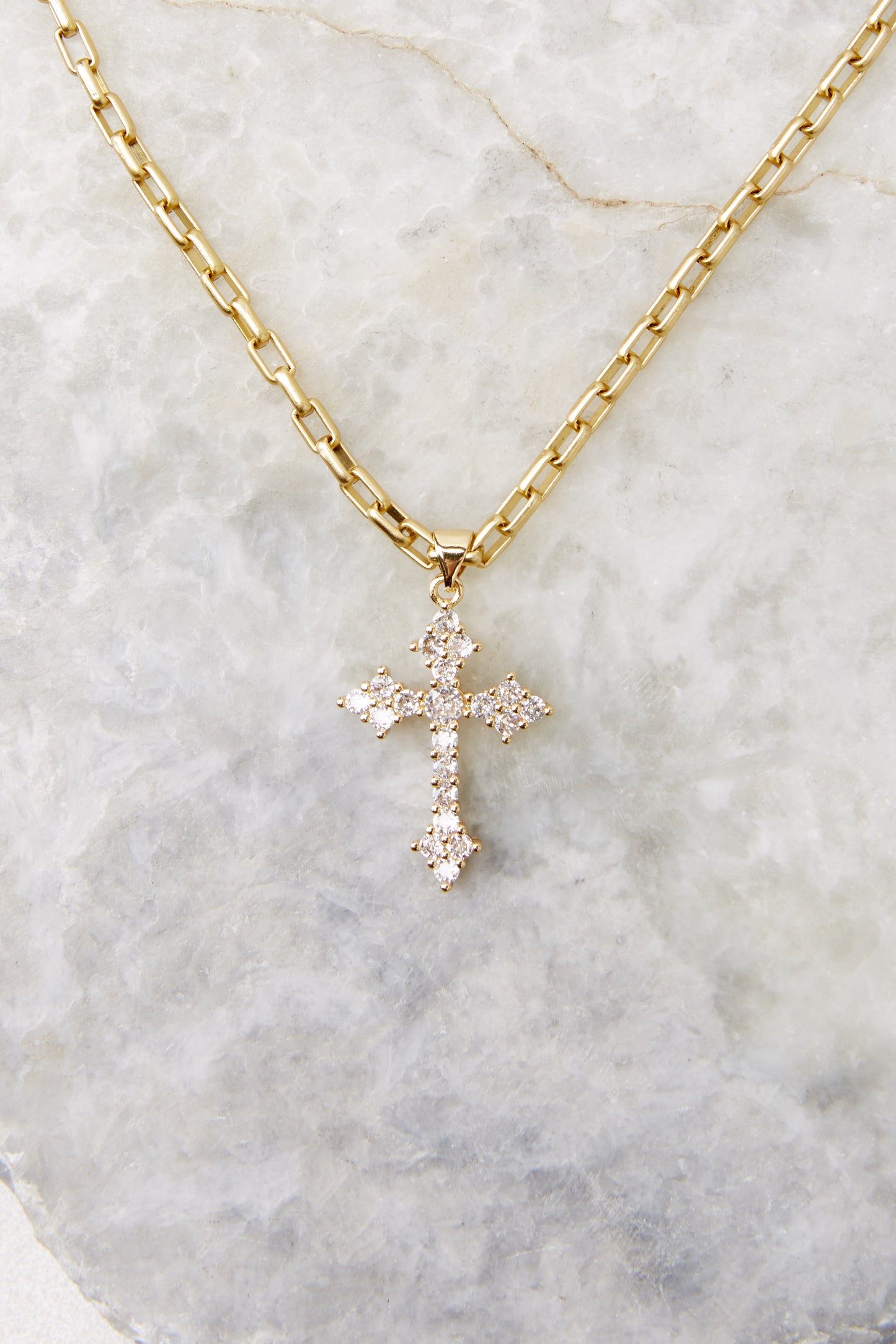 Starting With Me Gold Chain Necklace