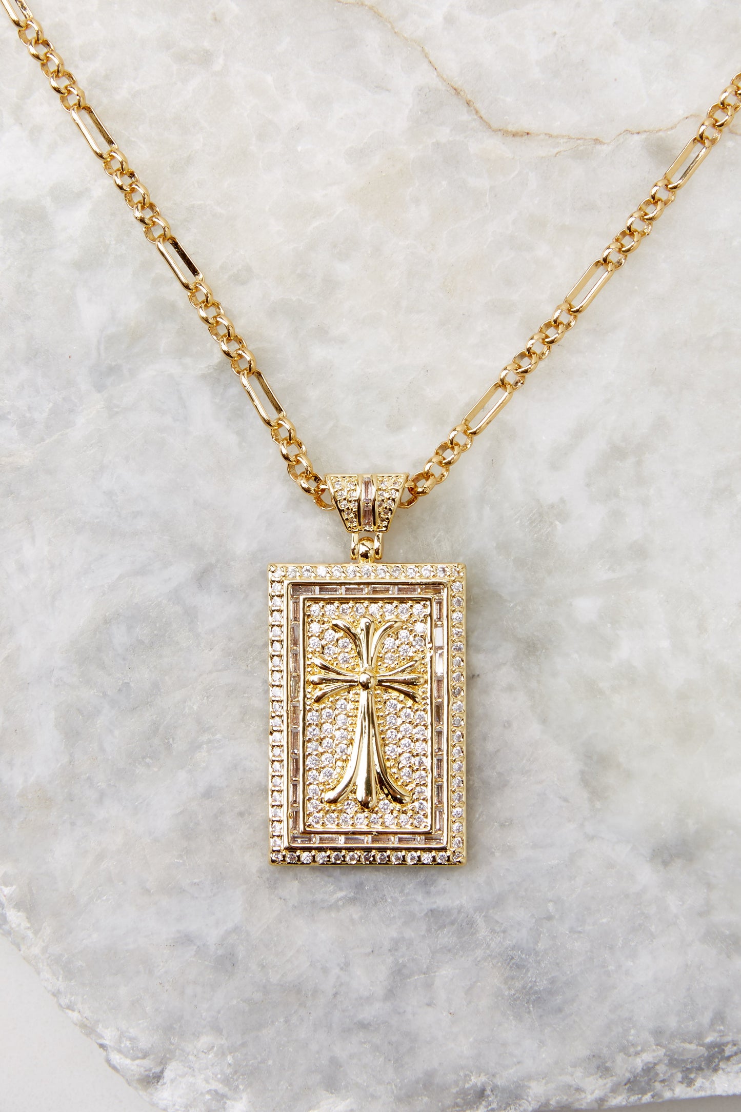 Divine Gems Gold Necklace