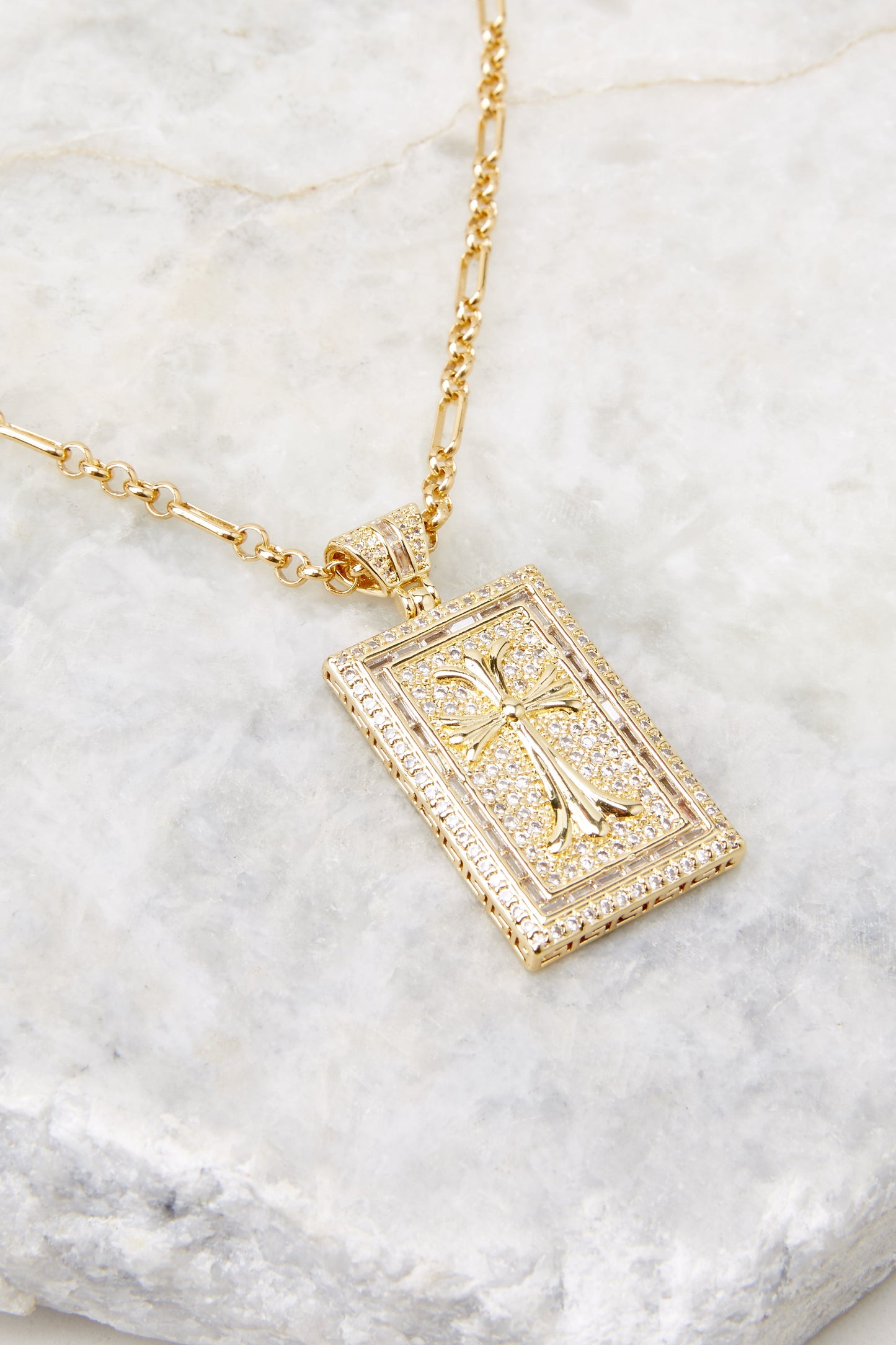 Divine Gems Gold Necklace
