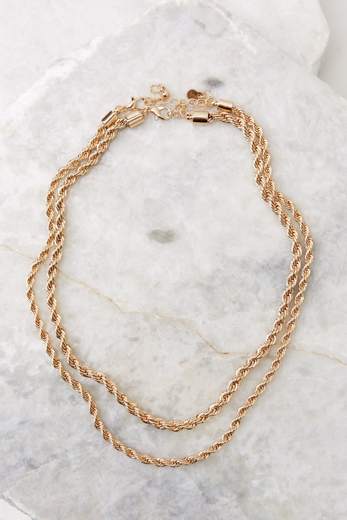 My New Routine Gold Layered Necklace