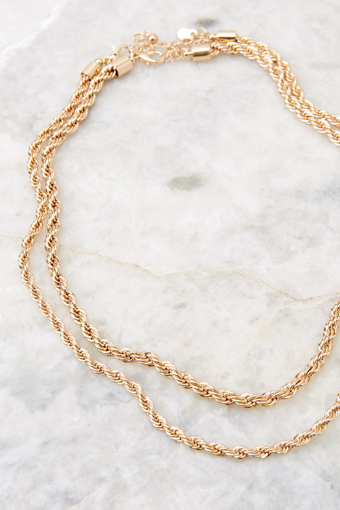 My New Routine Gold Layered Necklace