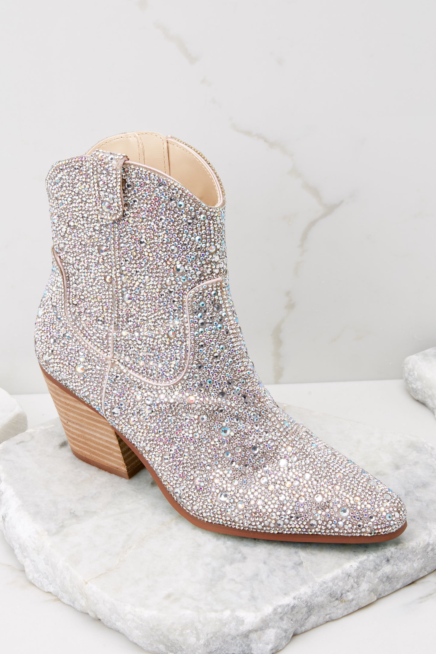 Diva Rhinestone Booties