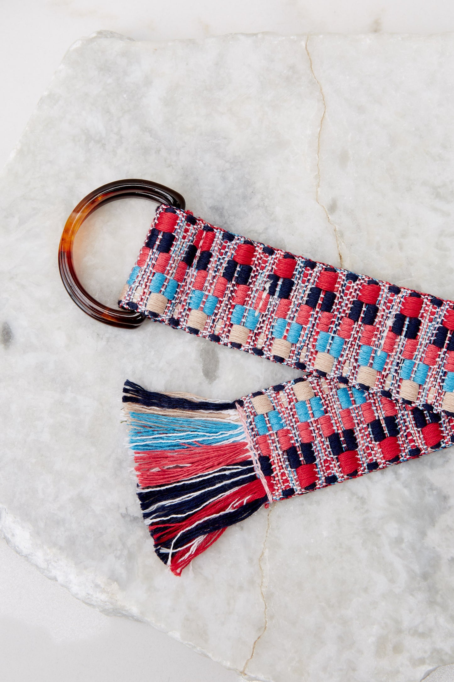 Change It Up Coral Mexican Style Belt