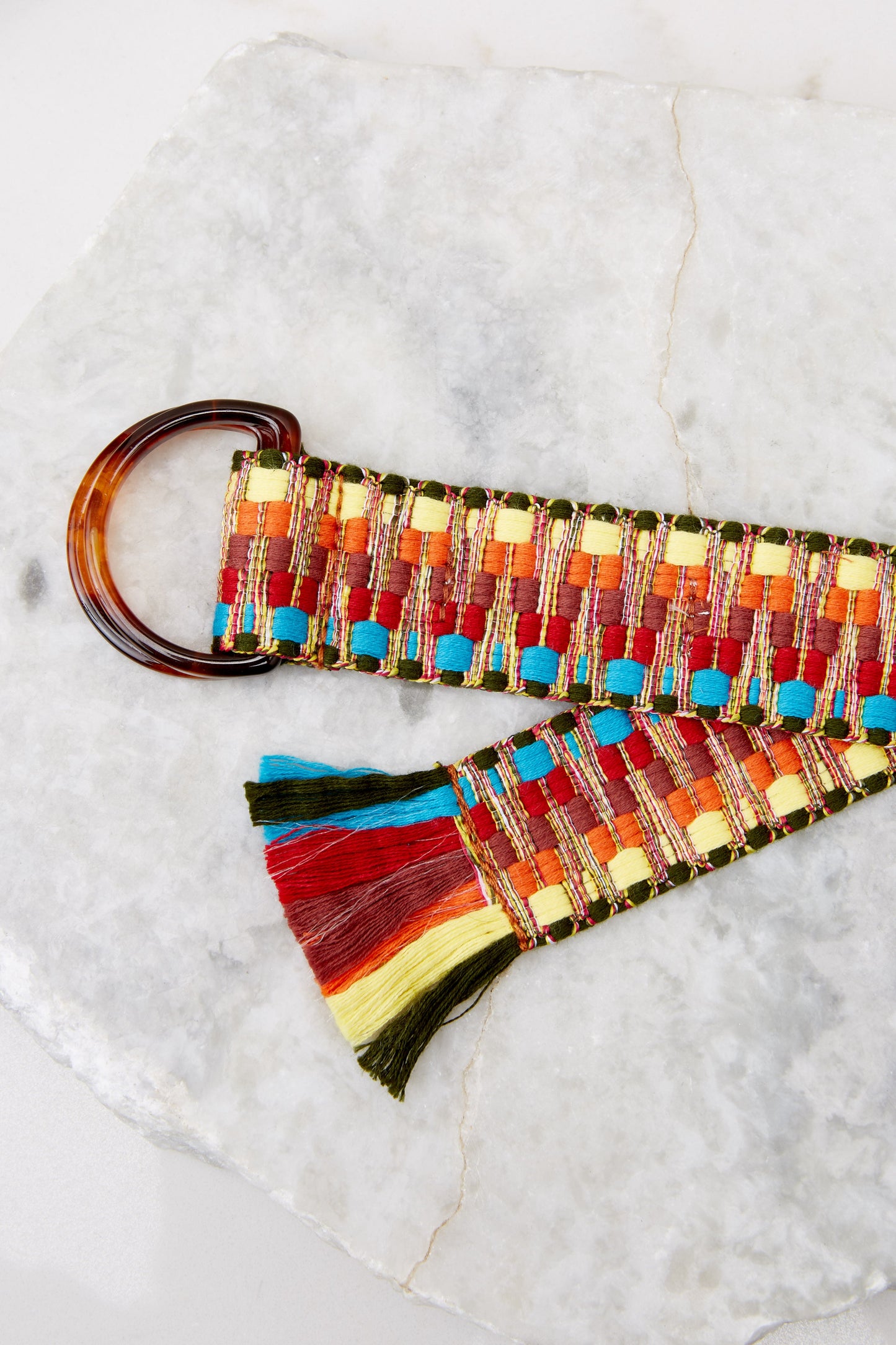 Change It Up Brown Multi Mexican Style Belt