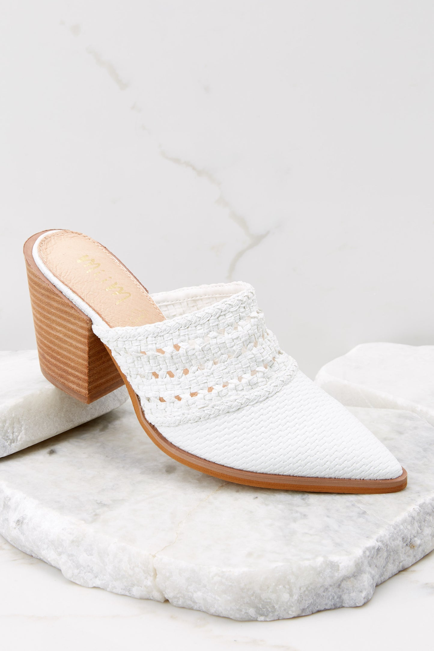 Quick Retreat White High Heel Sandals