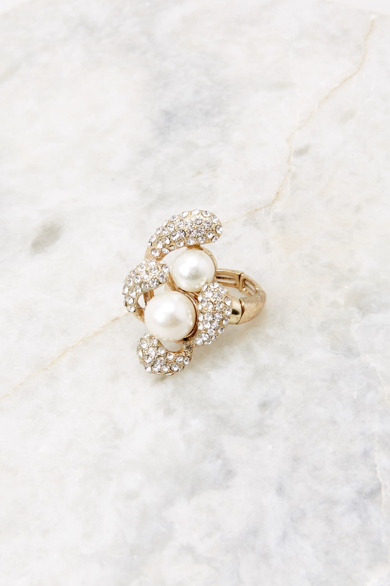 Grow Together Gold Pearl Ring