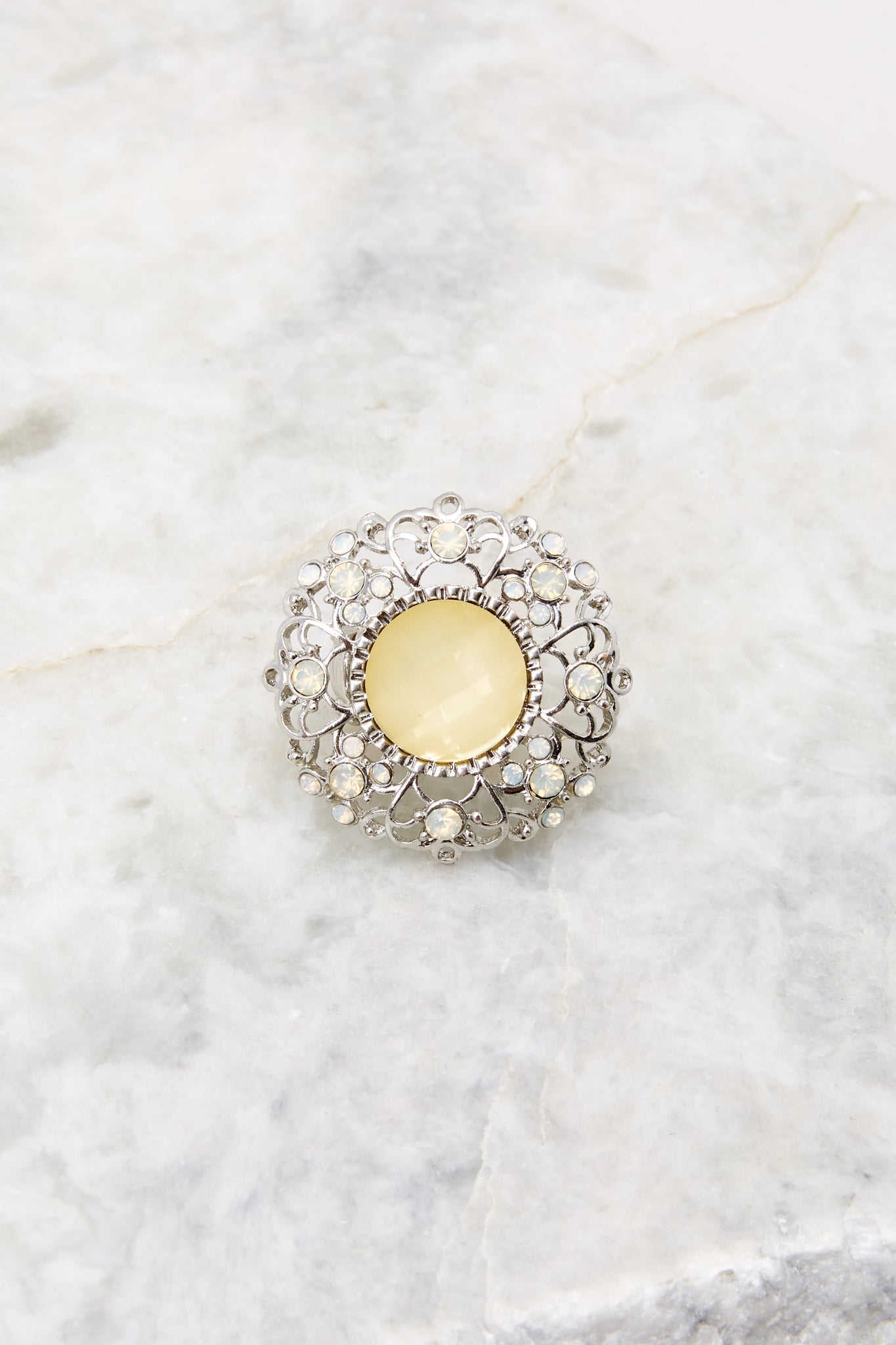 Truly Exceptional Silver And Opal Ring