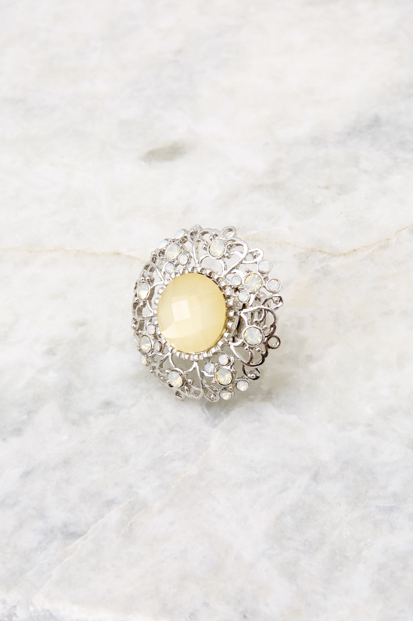 Truly Exceptional Silver And Opal Ring