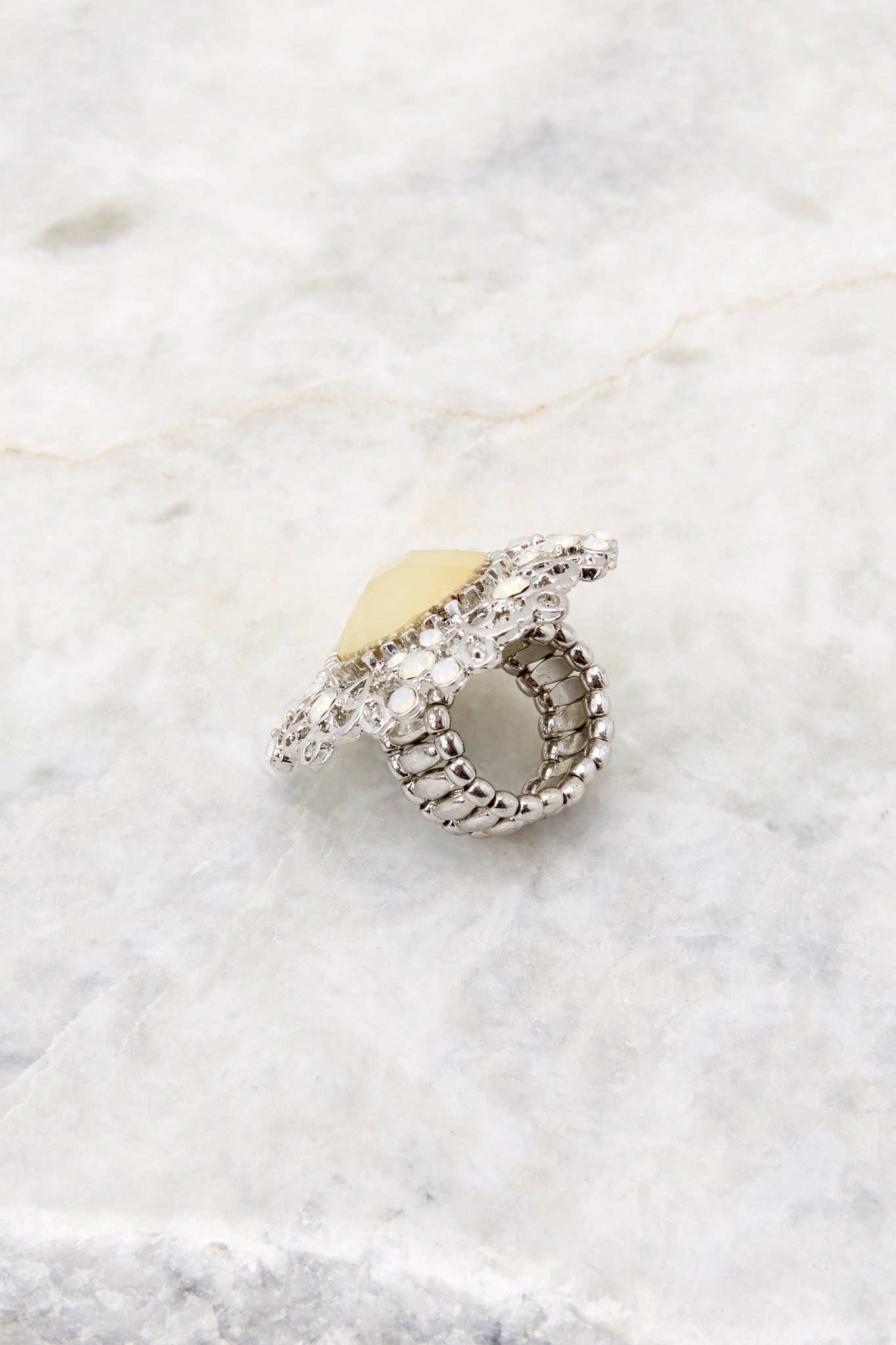 Truly Exceptional Silver And Opal Ring