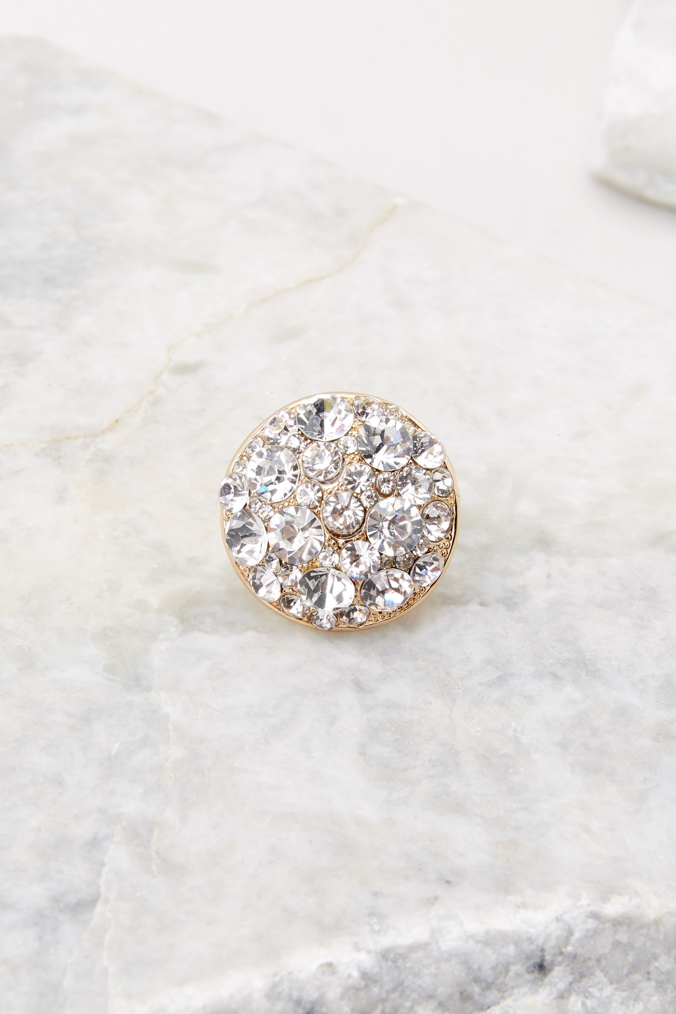 Pop Off Gold Statement Ring