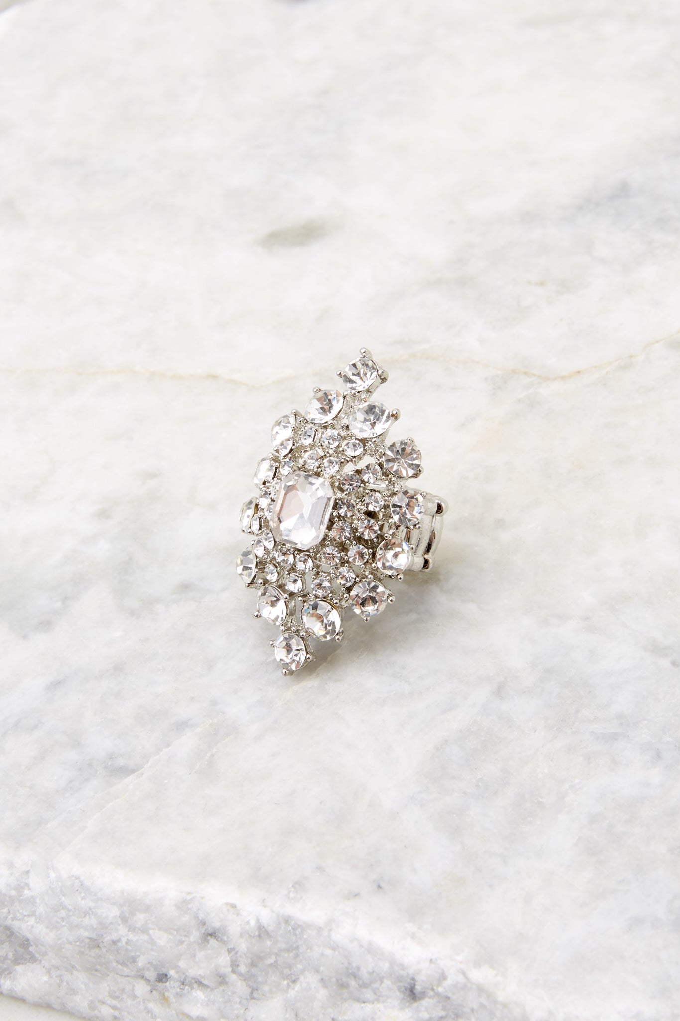 Queen Of Everything Silver Statement Ring