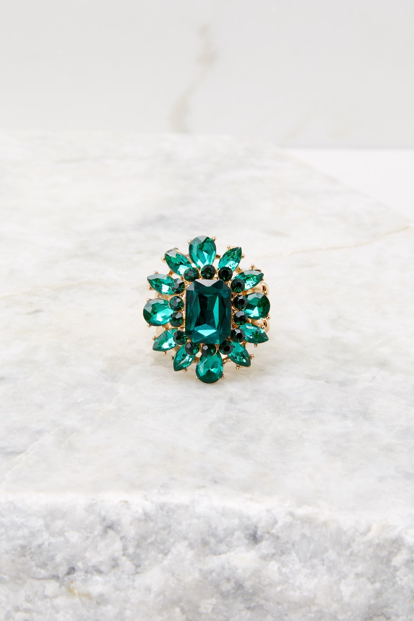 Envious Beauty Emerald Green Ring
