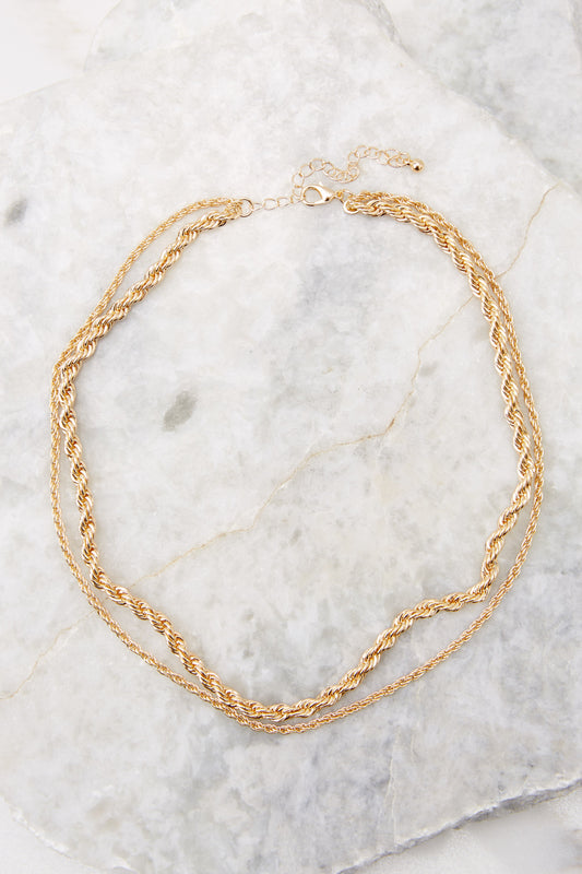 Just Like New Gold Chain Necklace