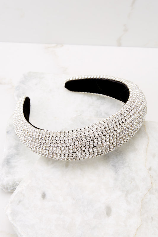 Glow With Delight Silver Headband