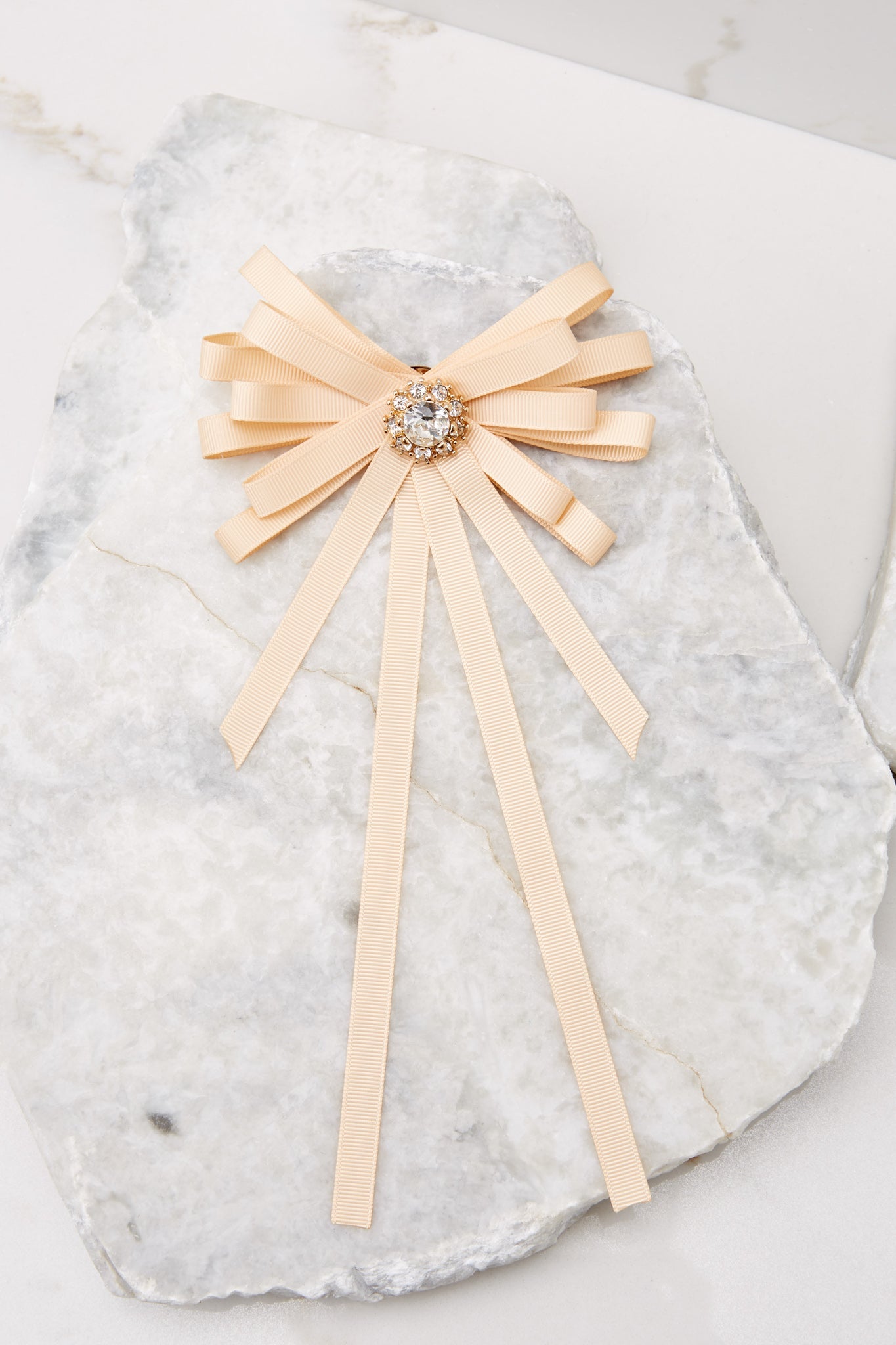 Run Away With Me Beige Bow
