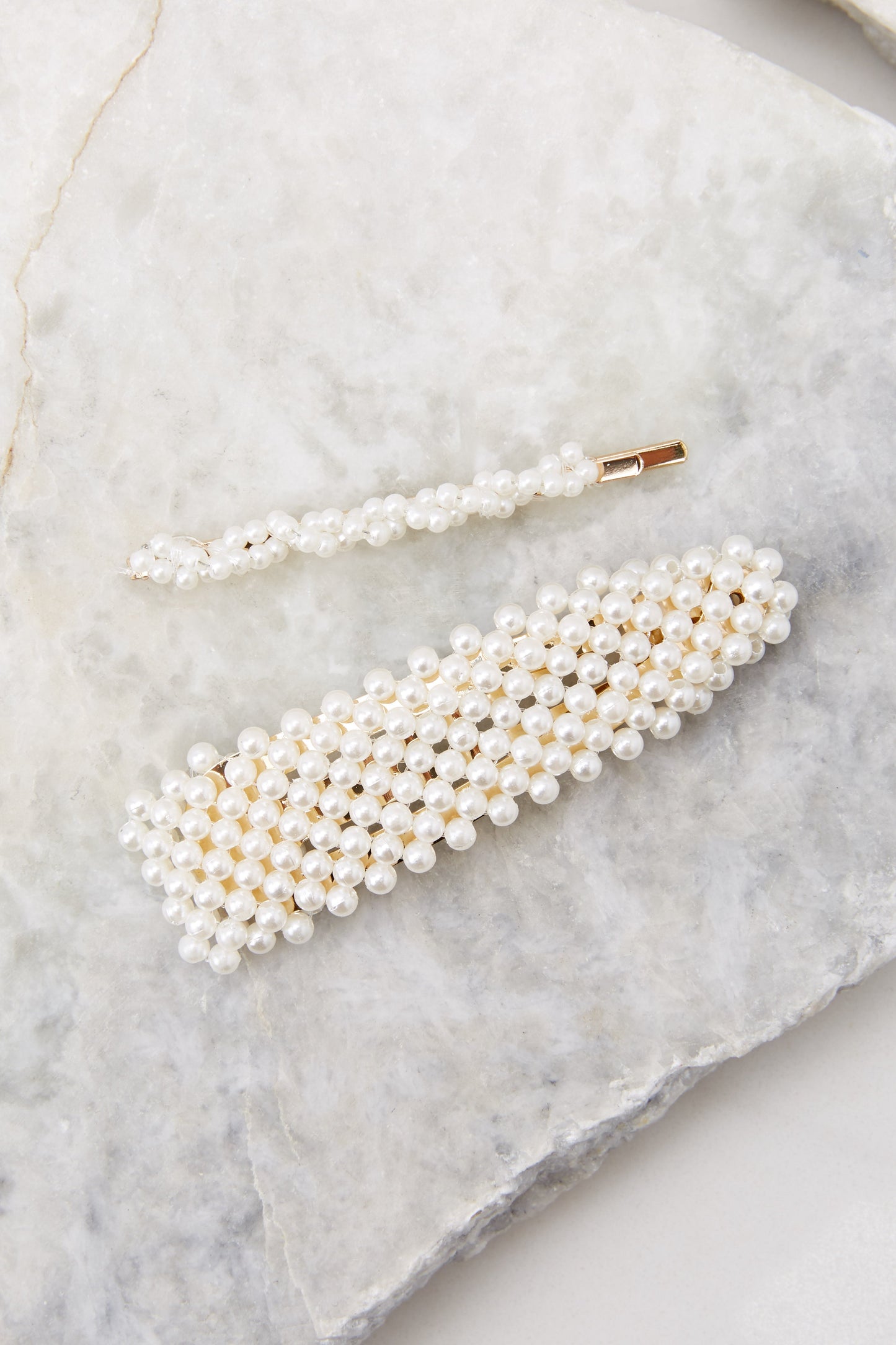 Classy Moves Gold Pearl Hair Pins