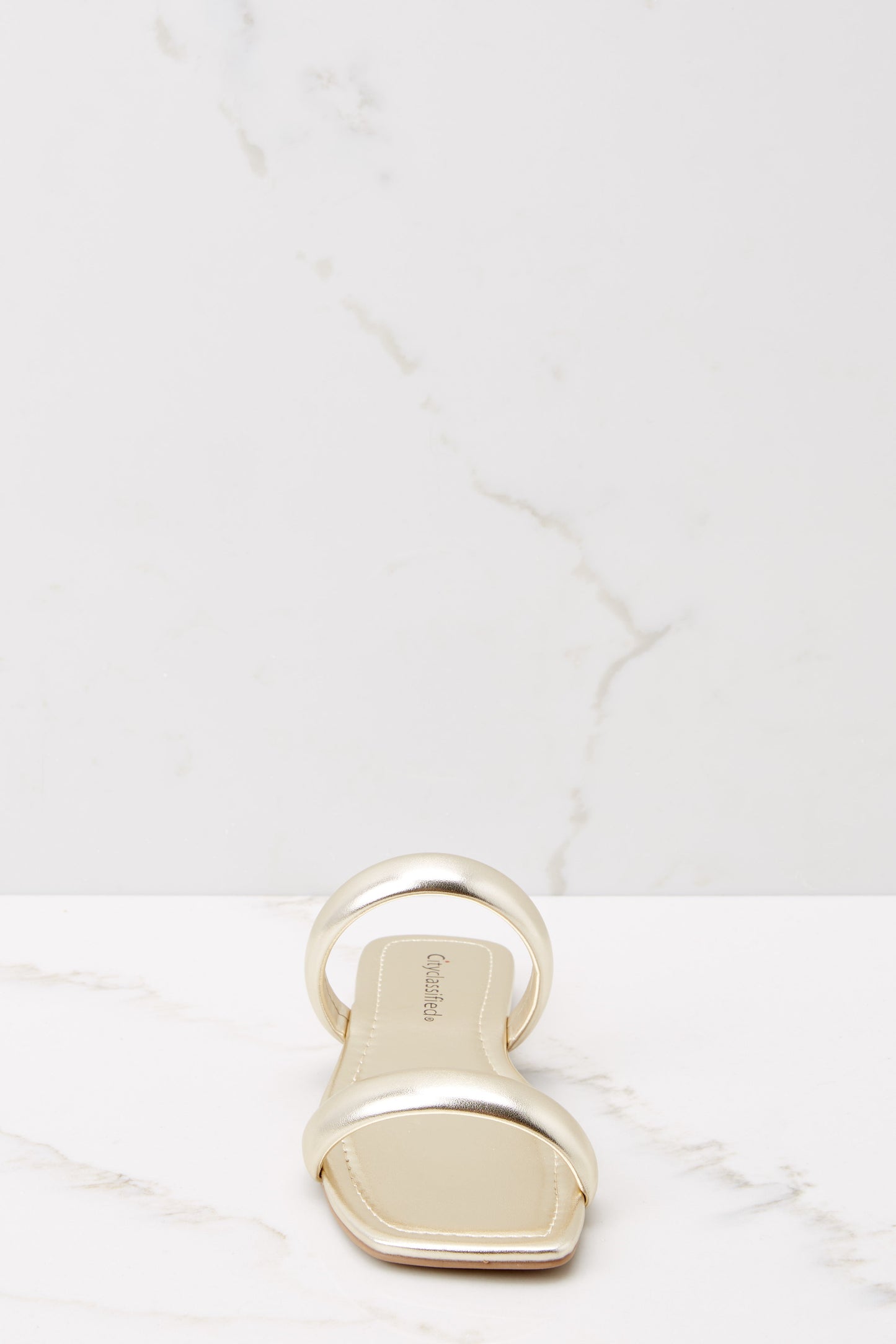 Her Moment Gold Sandals