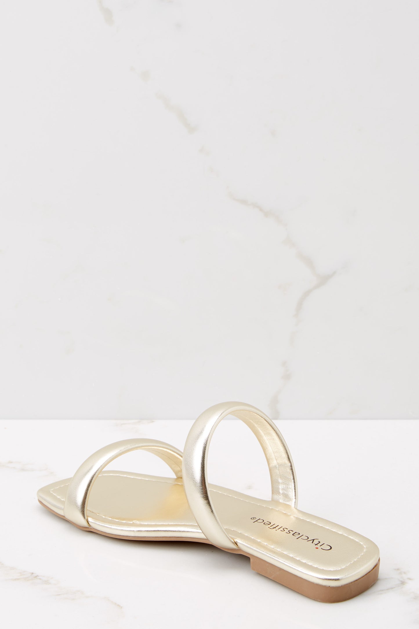 Her Moment Gold Sandals