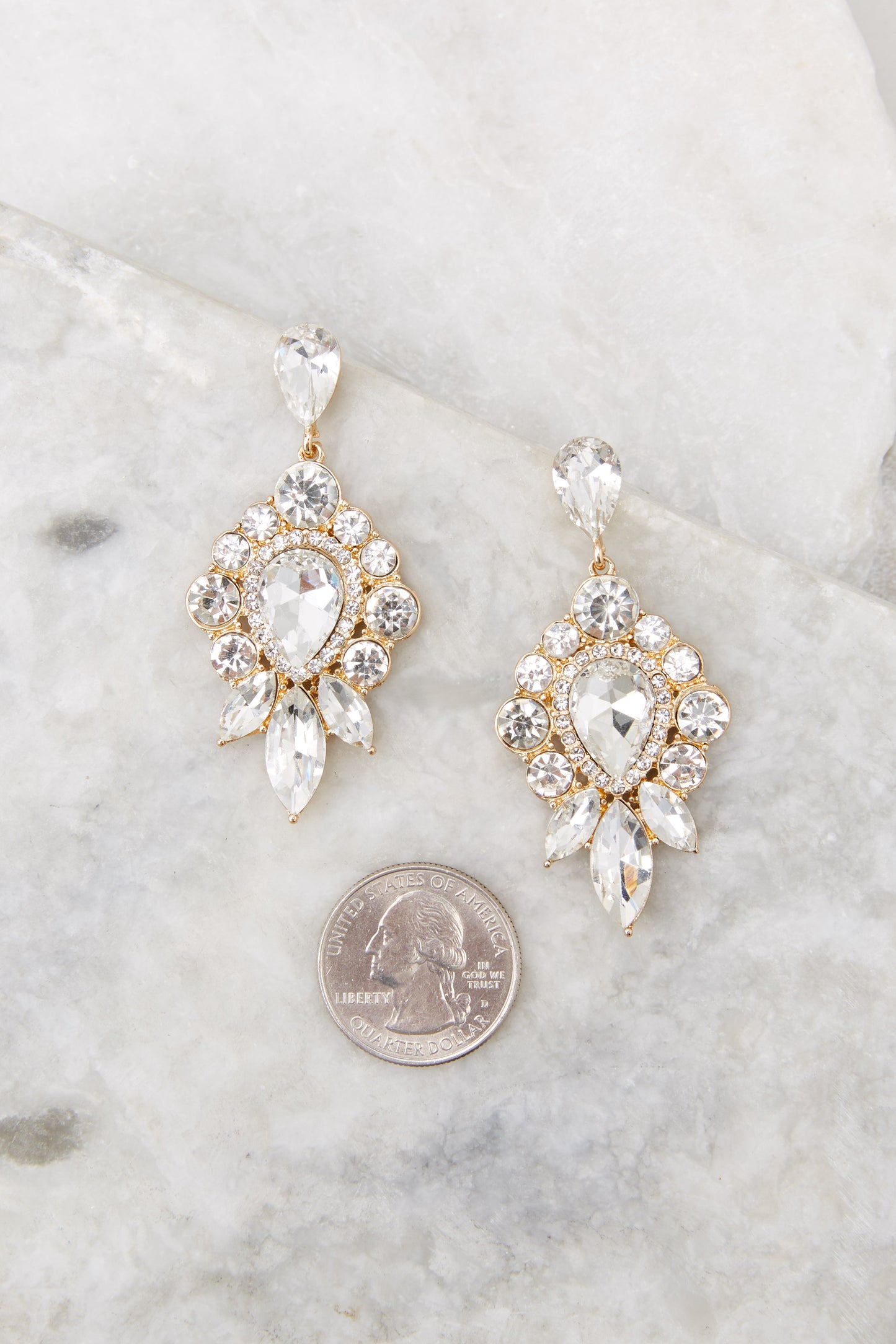 Lead With Confidence Gold Earrings