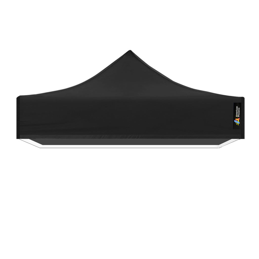 Black 5x5 Pop Up Canopy Top Cover Only