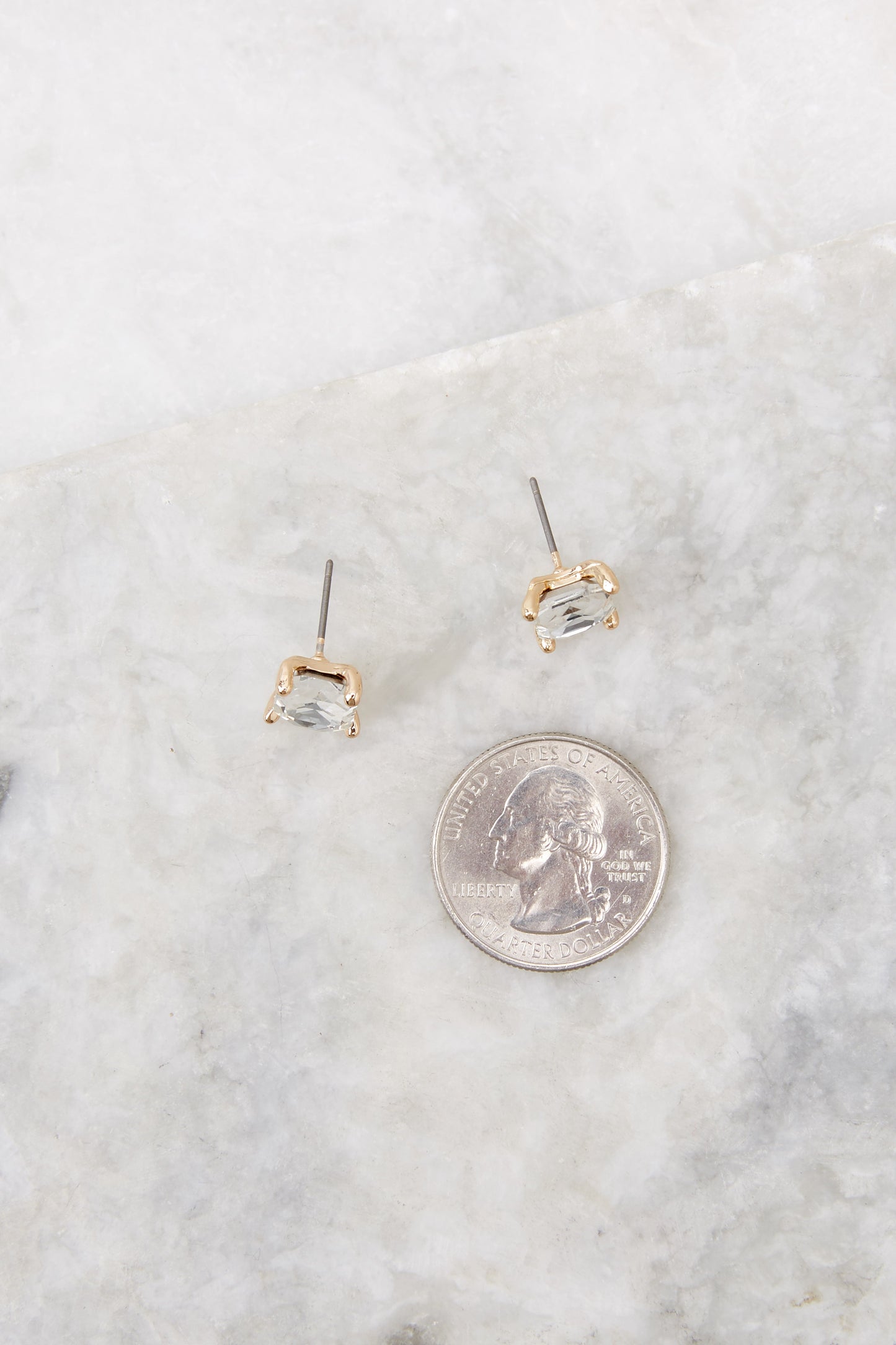 Bring The Sparkle Gold Earrings