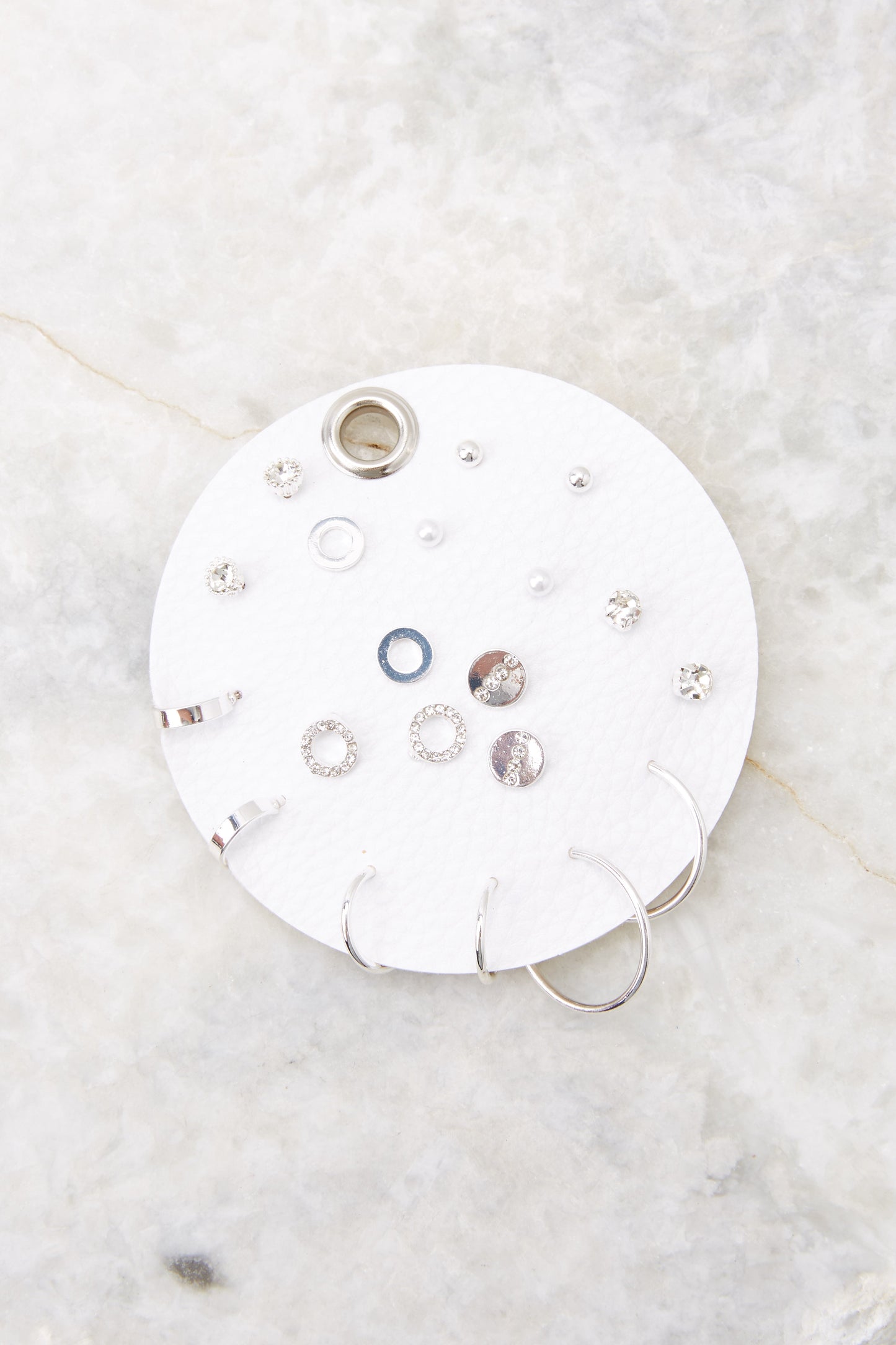 Try Me Out Silver Earring Set
