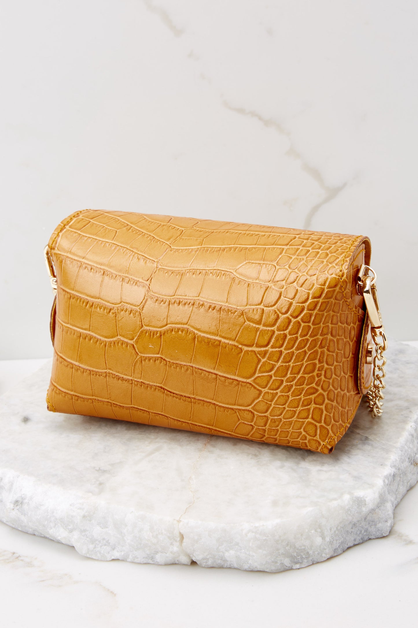 The Little Details Yellow Leather Bag