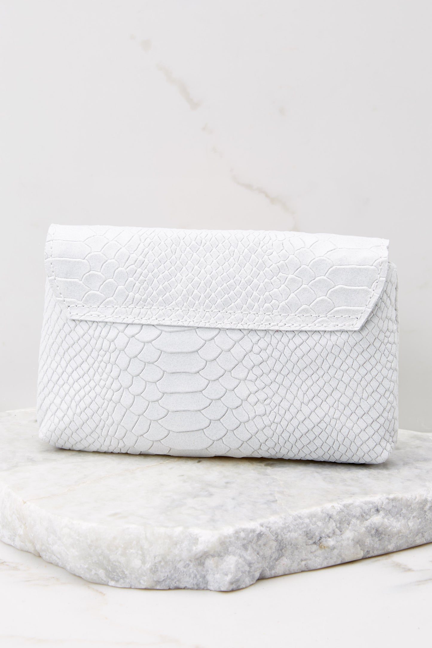 Hearts Aflutter White Bag