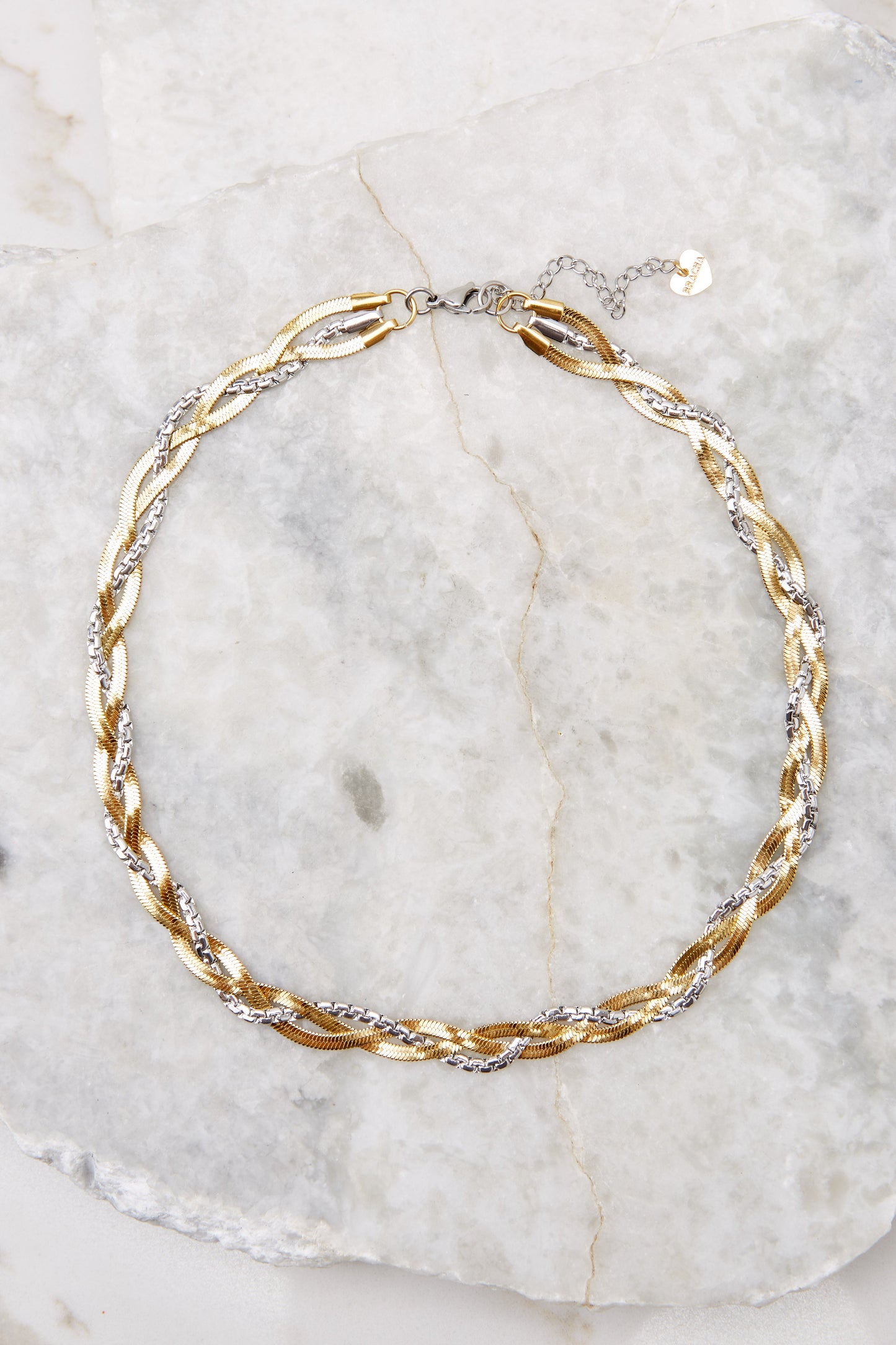 In Between Two Tone Necklace