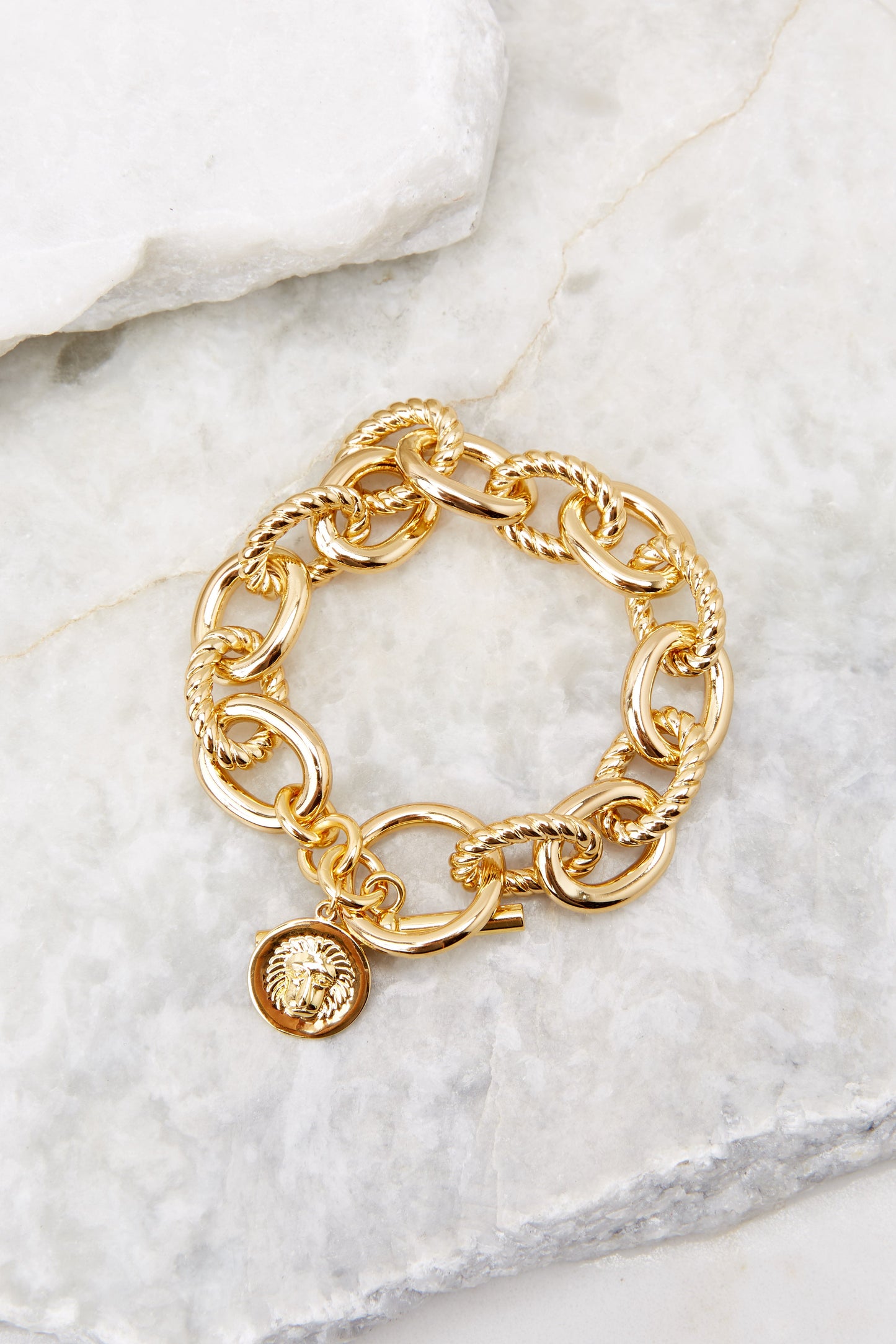 Zoe Gold Lion Bracelet
