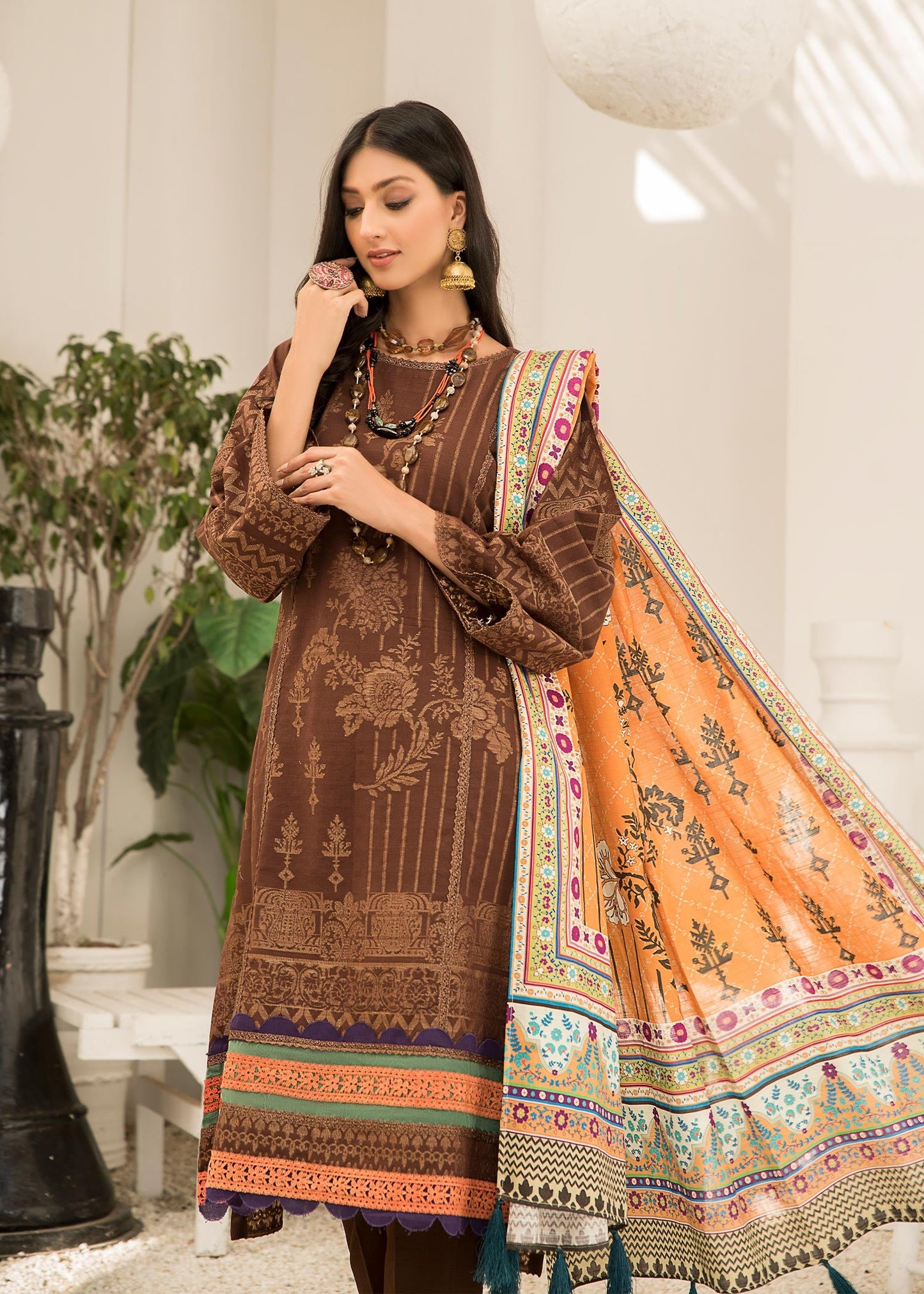 Jacquard - ASIANA Dyed Khaddar Jacquard