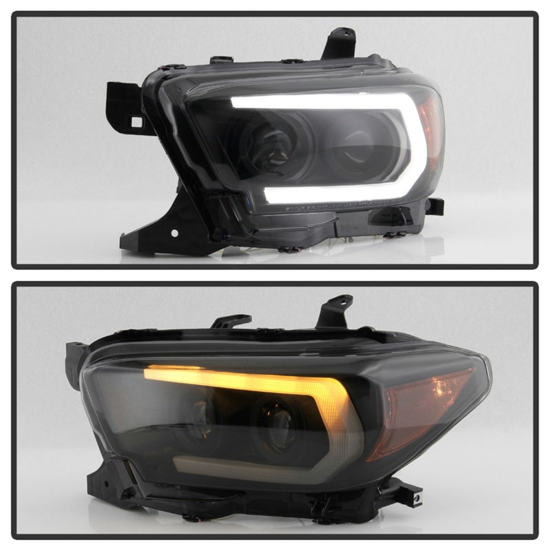 Spyder 16-18 Toyota Tacoma (SR5 Model Only) Projector Headlights Black Smoke PRO-YD-TT16-LB-BSM (spy5087546)