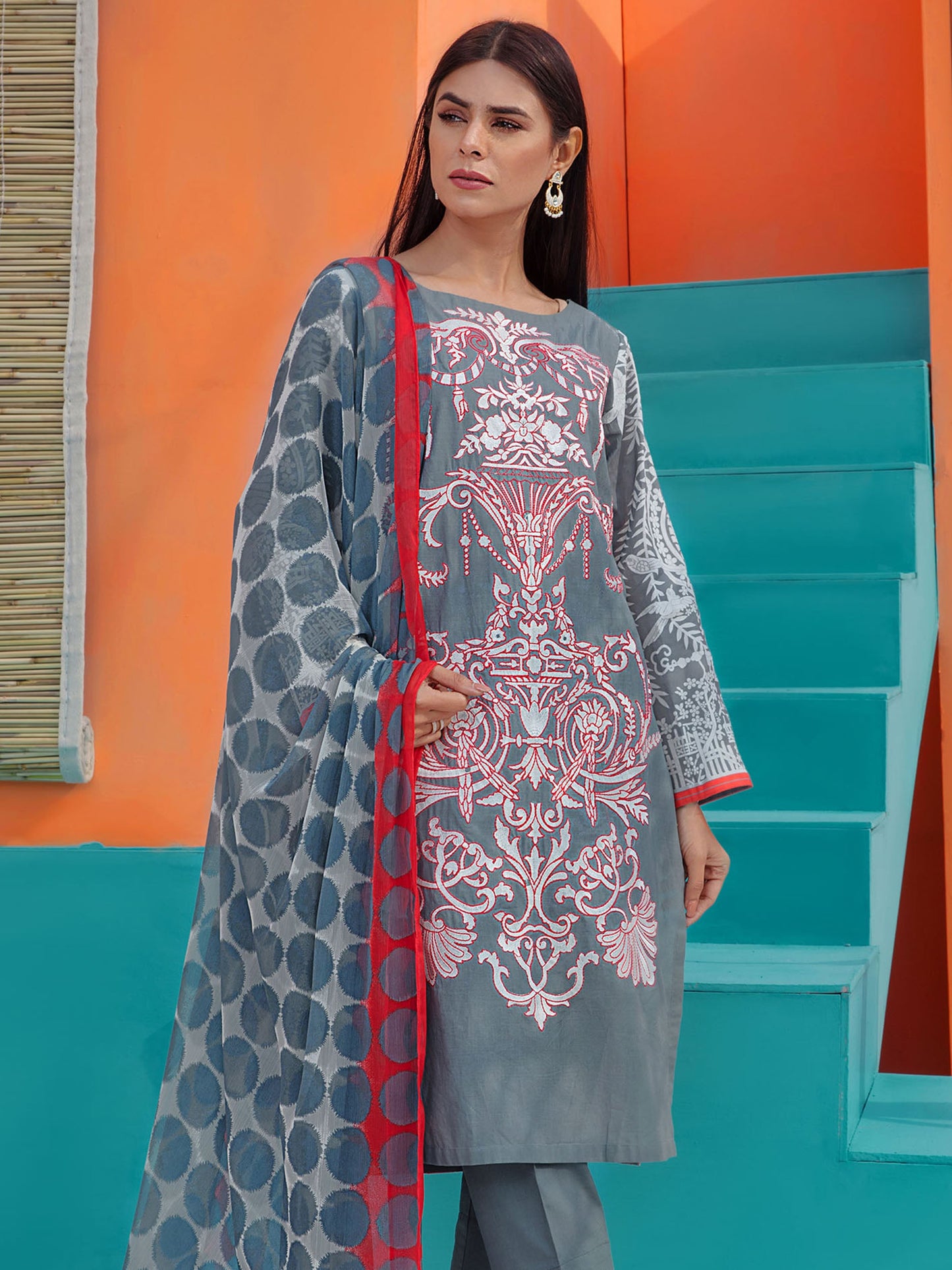 2 Piece Embroidered Lawn Suit