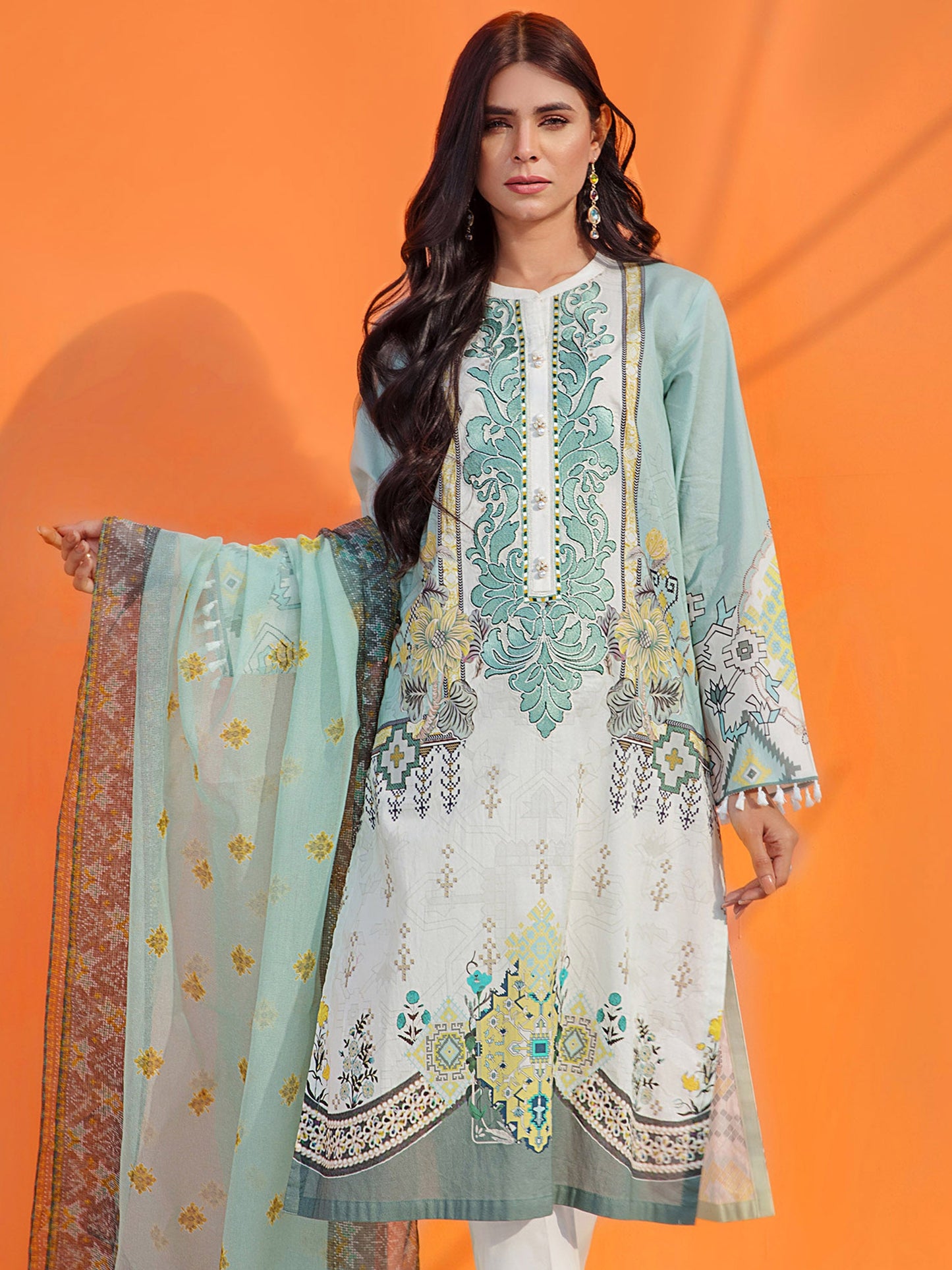 2 Piece Embroidered Lawn Suit